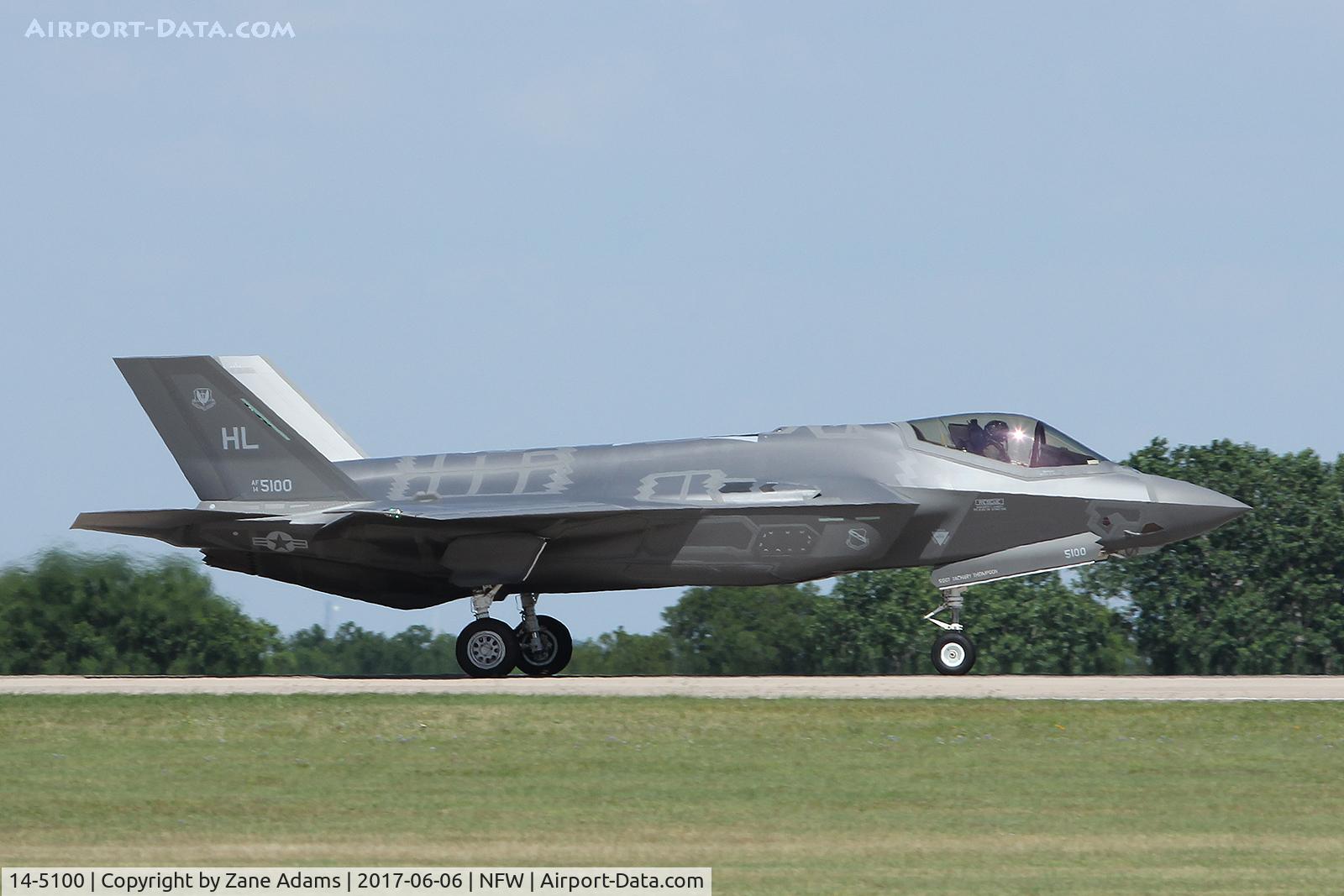 14-5100, 2016 Lockheed Martin F-35A Lightning II C/N AF-101, Departing at NAS Fort Worth