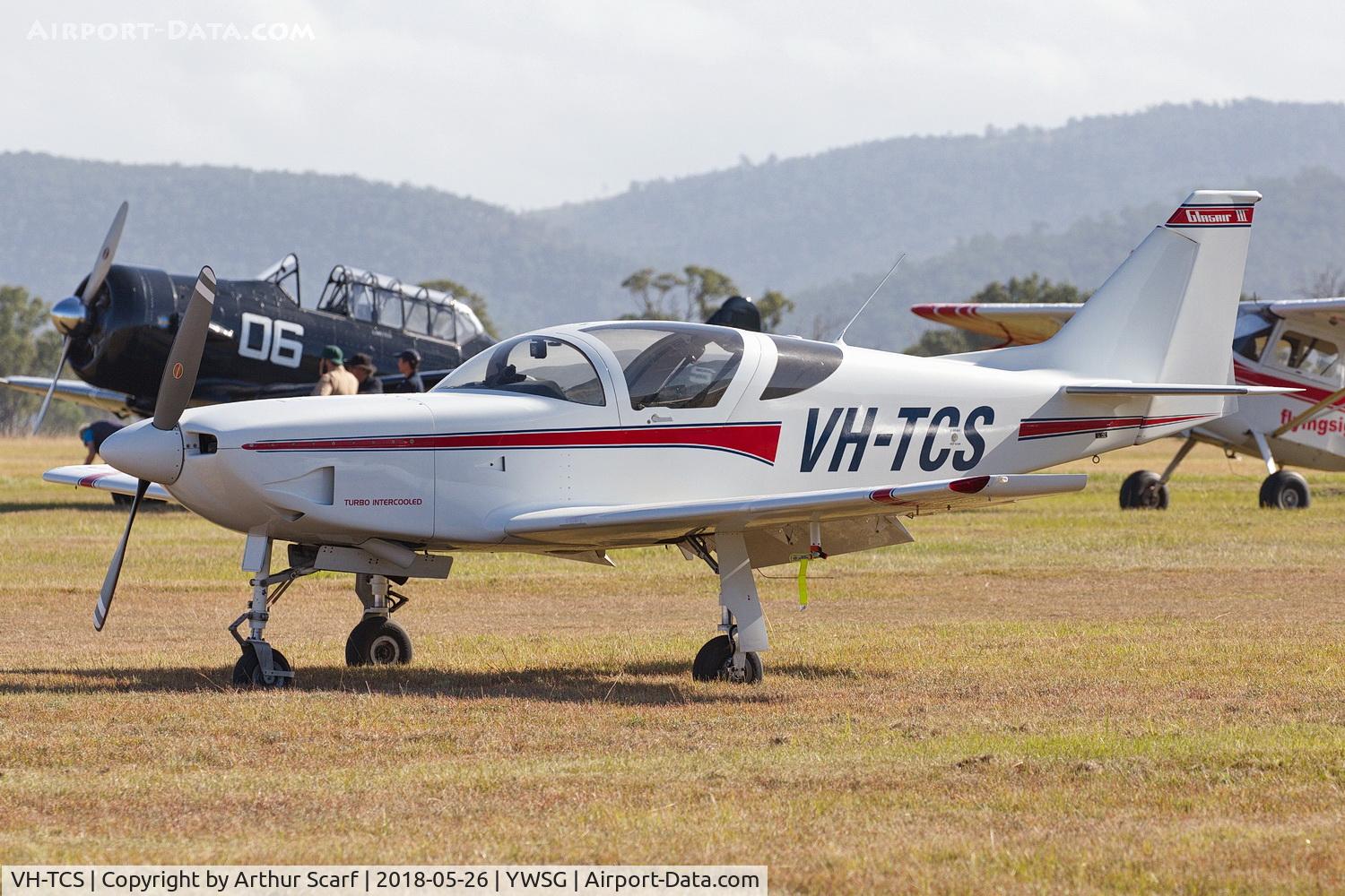 VH-TCS, 1993 Glasair III C/N 3228, Red Thunder - Watts Bridge 2018