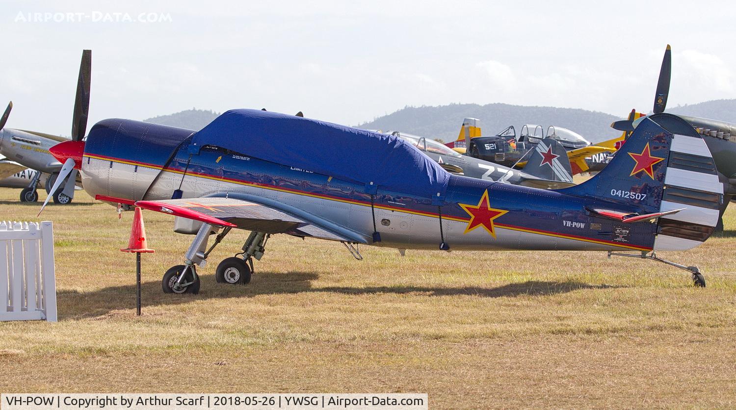 VH-POW, 2004 Yakovlev (Aerostar) Yak-52TW C/N 0412507, Red Thunder - Watts Bridge 2018