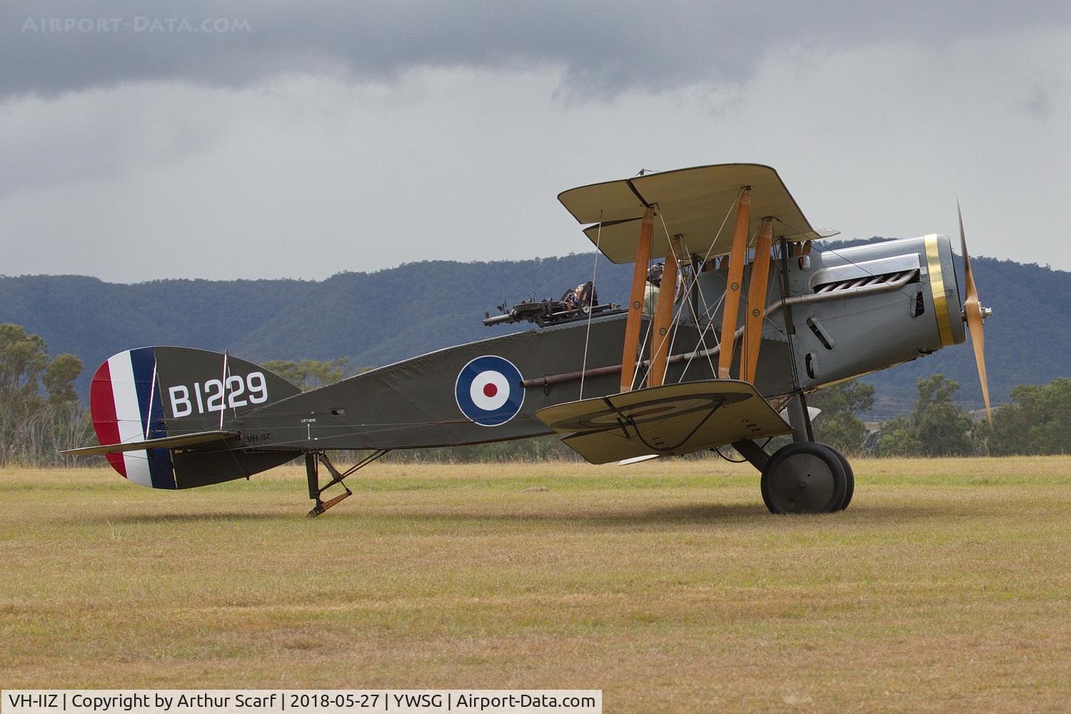 VH-IIZ, 1992 Bristol F.2B Replica C/N E.R.S. 2, Red Thunder - Watts Bridge 2018