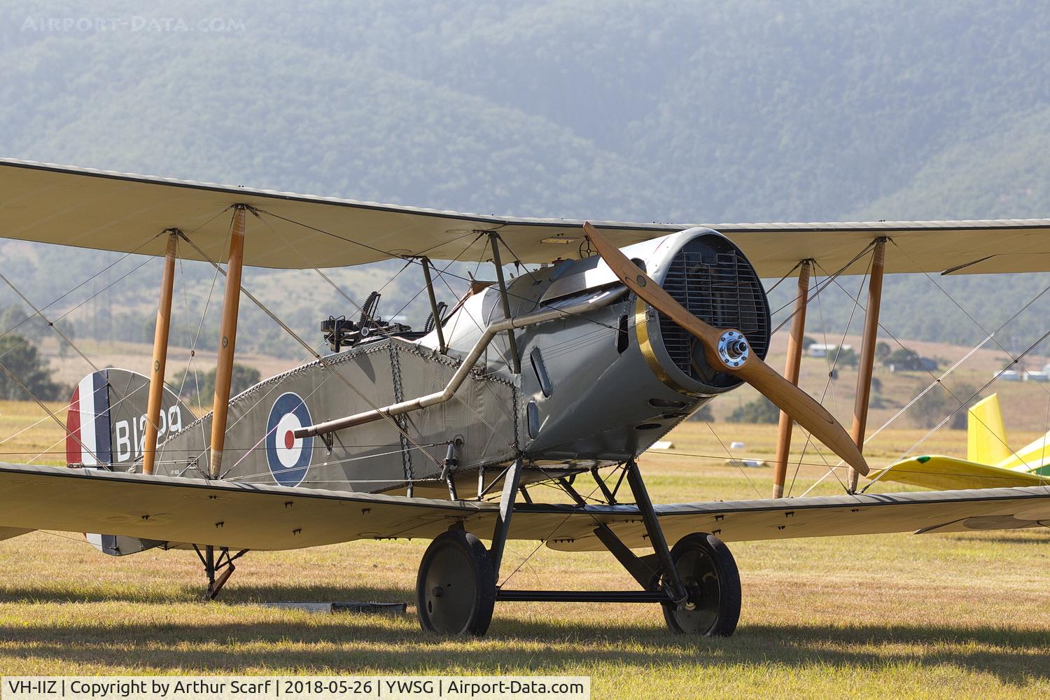VH-IIZ, 1992 Bristol F.2B Replica C/N E.R.S. 2, Red Thunder - Watts Bridge 2018