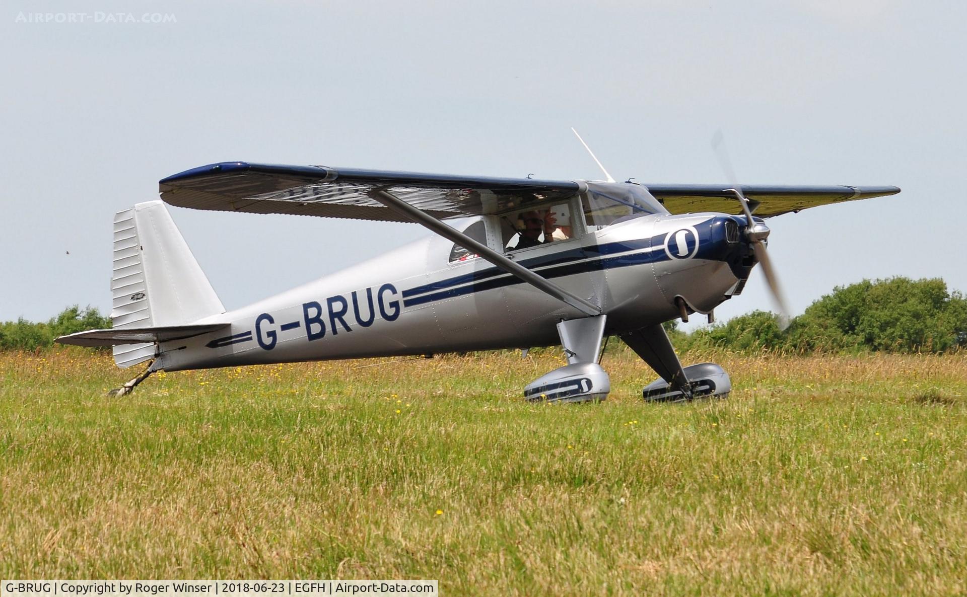 G-BRUG, 1946 Luscombe 8E Silvaire C/N 4462, Visiting Silvaire.