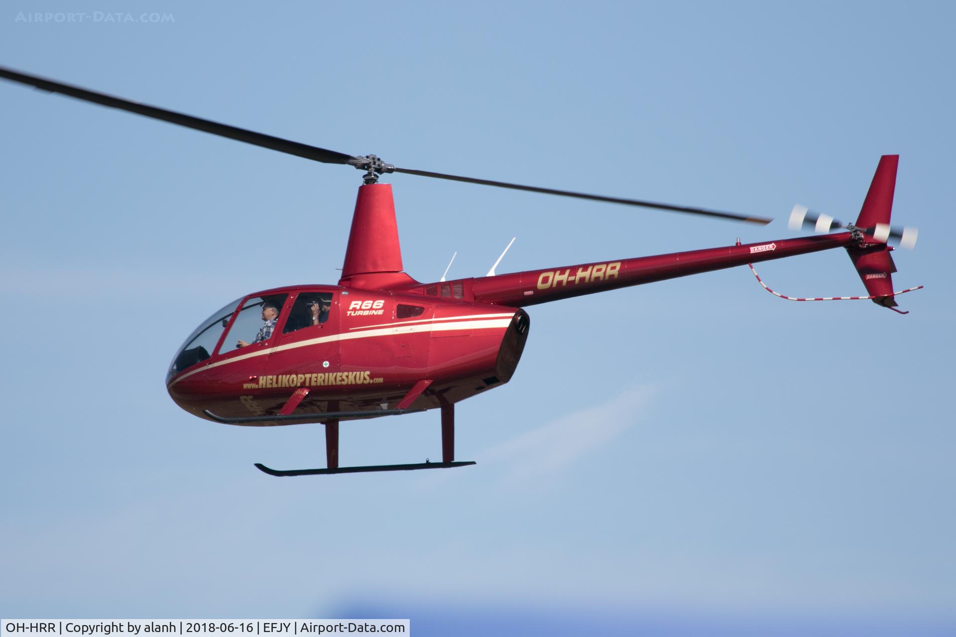 OH-HRR, 2012 Robinson R66 C/N 0097, Giving rides at the 100th Anniversary of the Finnish Air Force airshow