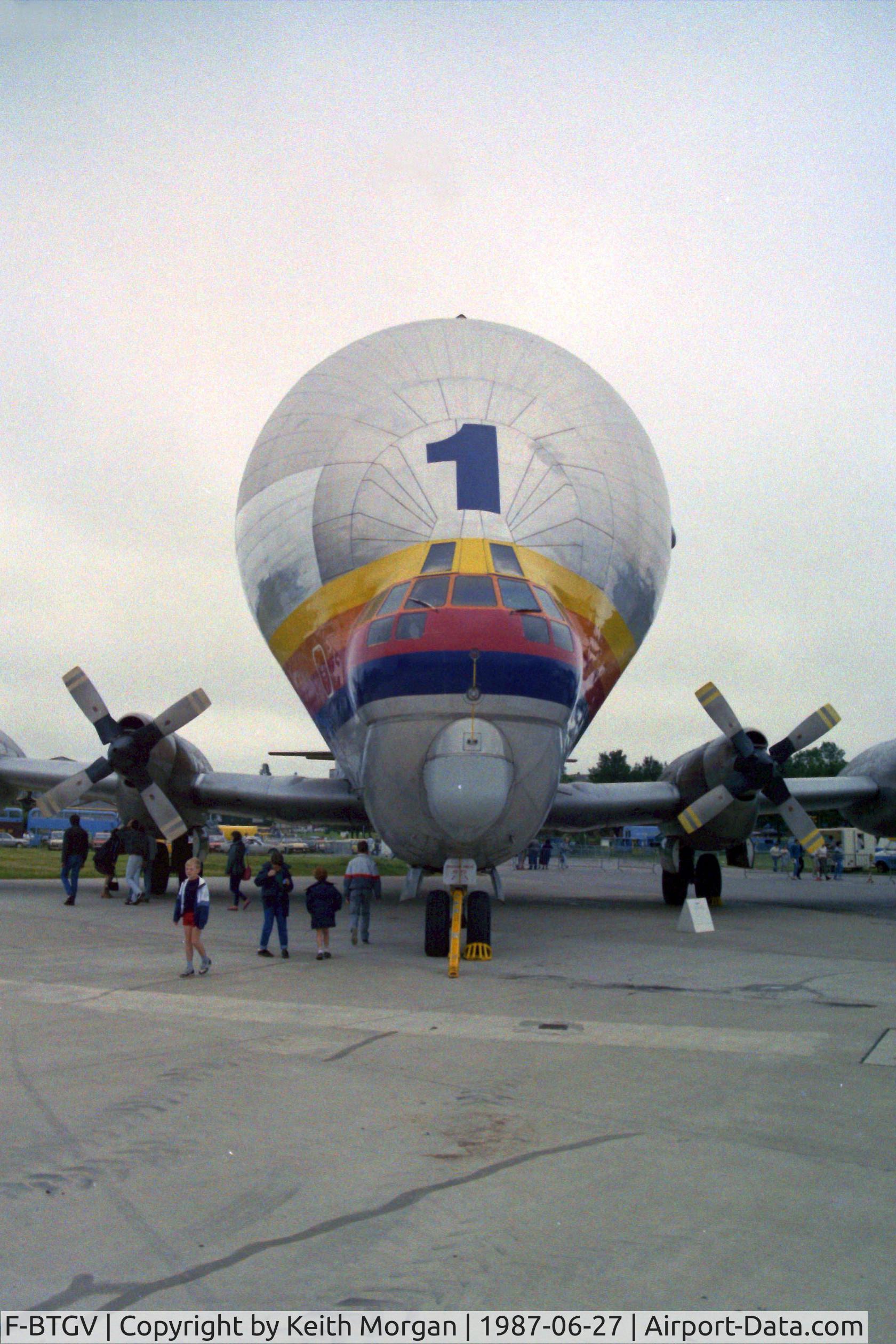 F-BTGV, Aero Spacelines 377SGT Super Guppy Turbine C/N 0001, Taken at the Filton Families Day.