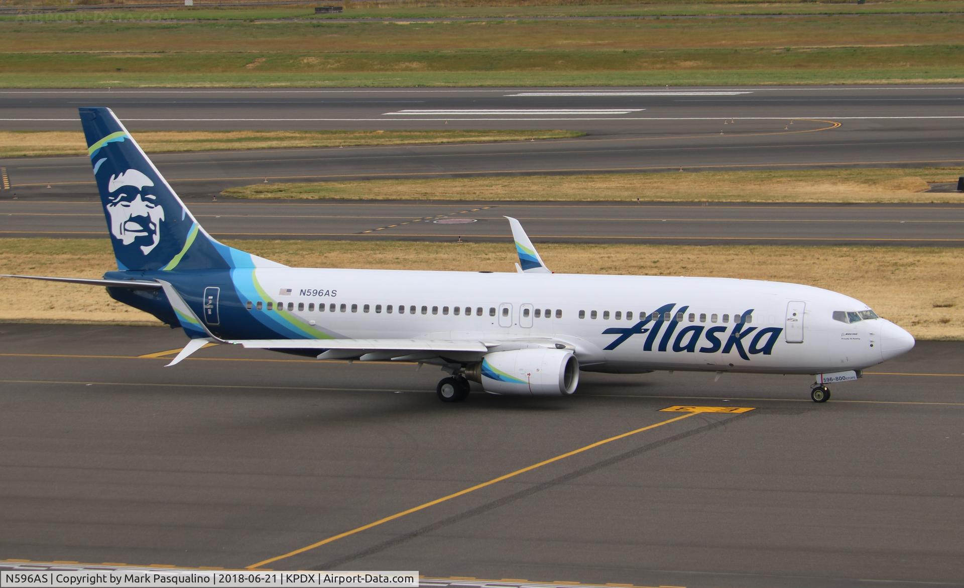 N596AS, 2008 Boeing 737-890 C/N 35688, Boeing 737-800
