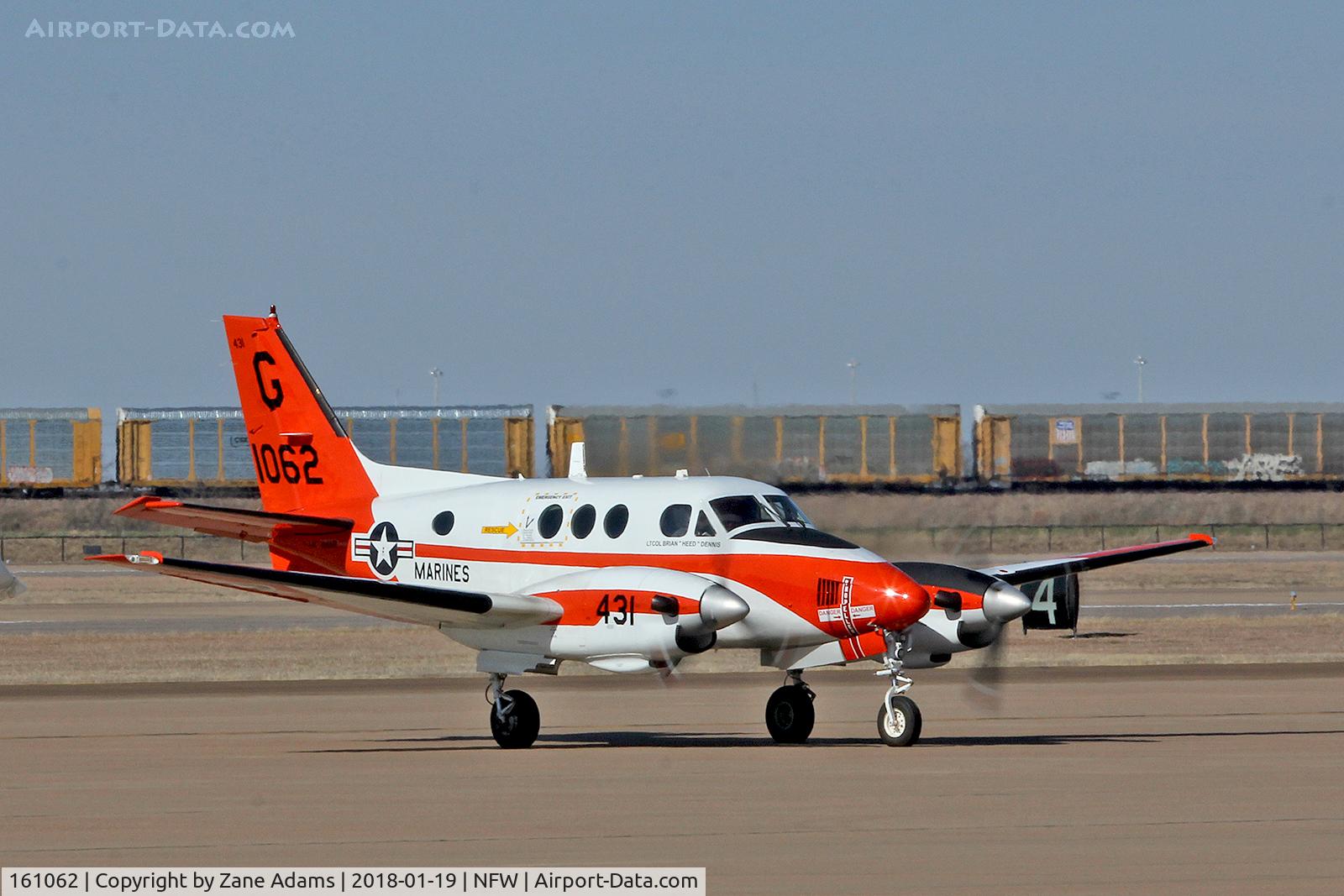 161062, Beechcraft T-44A Pegasus C/N LL-44, Departing NAS Fort Worth