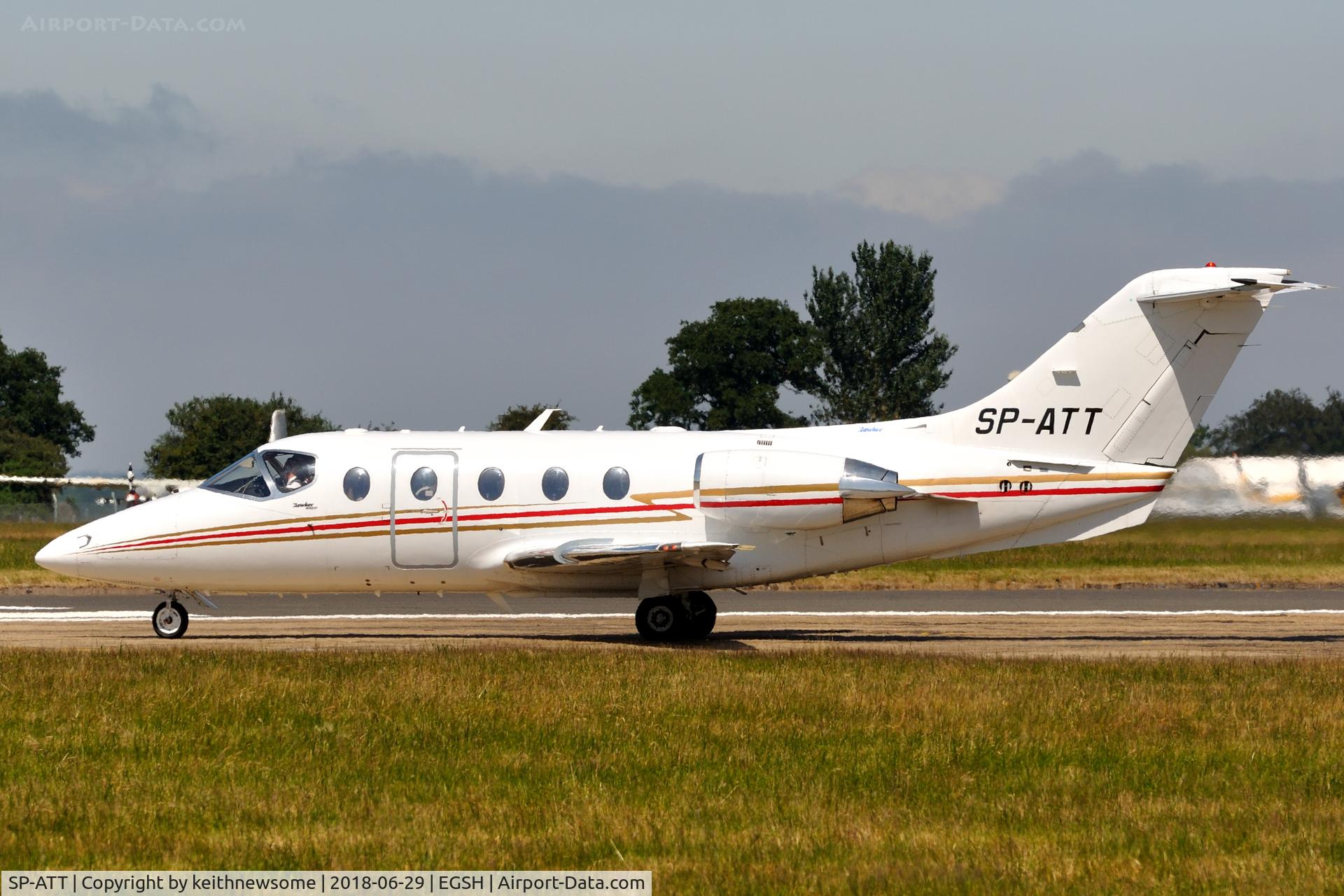 SP-ATT, 2006 Raytheon Beechjet 400A C/N RK-480, Nice Visitor.