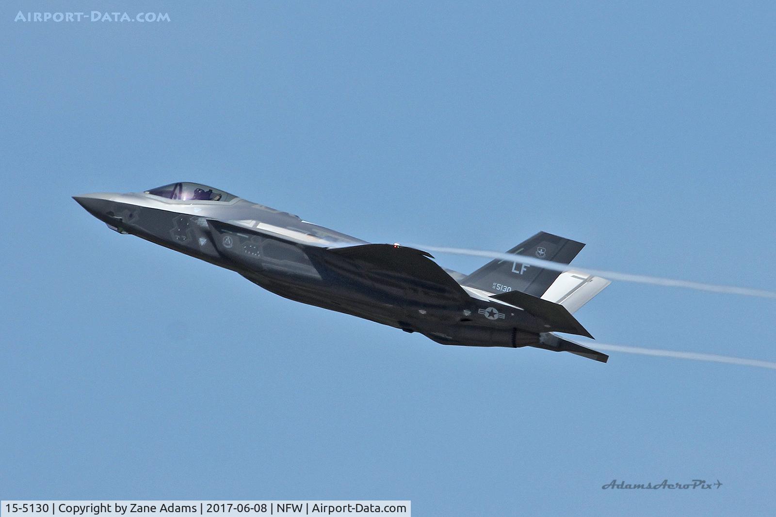 15-5130, 2017 Lockheed Martin F-35A Lightning II C/N AF-121, Departing NAS Fort Worth