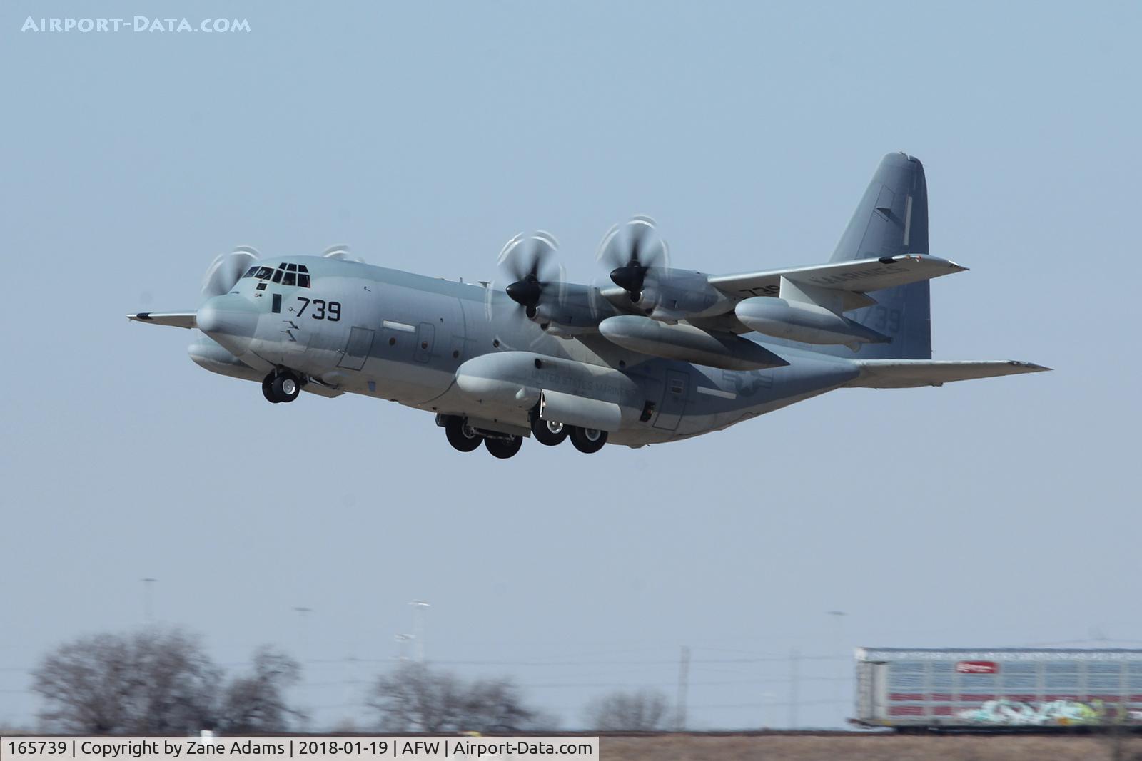 165739, Lockheed Martin KC-130J Hercules Hercules C/N 382-5507, Departing Alliance Airport - Fort Worth, TX