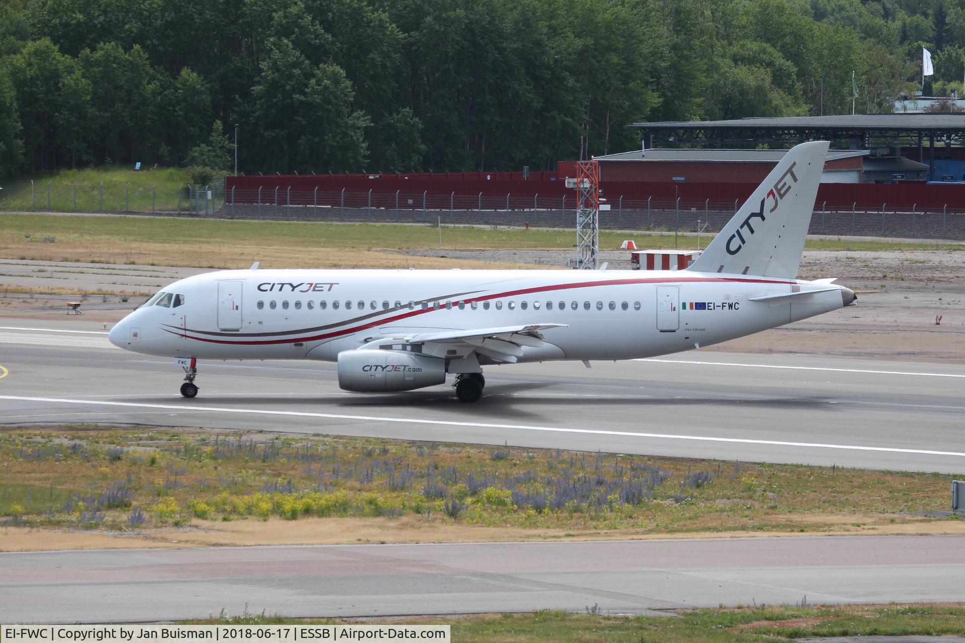 EI-FWC, 2016 Sukhoi SuperJet 100-95B C/N 95111, Cityjet
