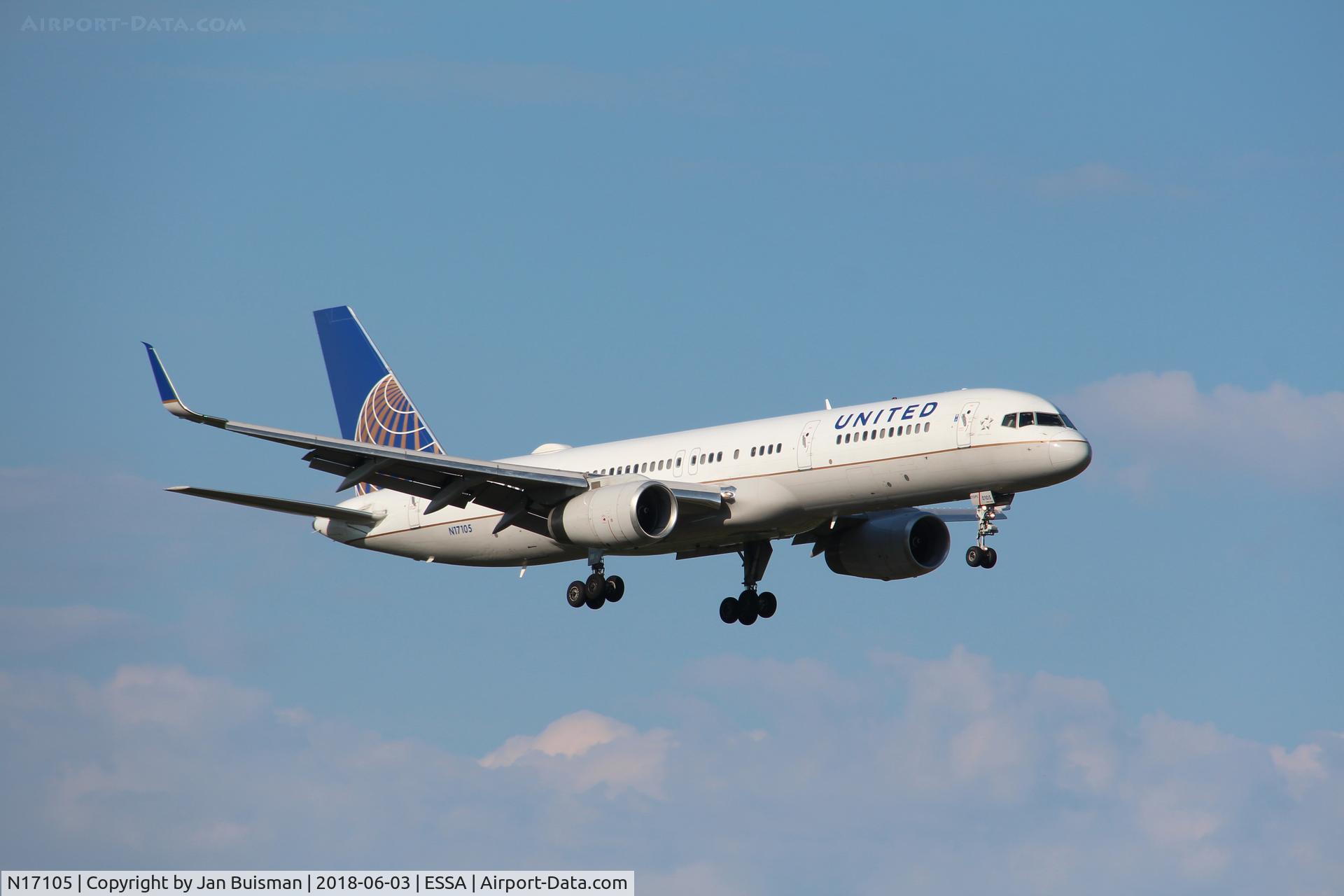 N17105, 1994 Boeing 757-224 C/N 27295, United Airlines