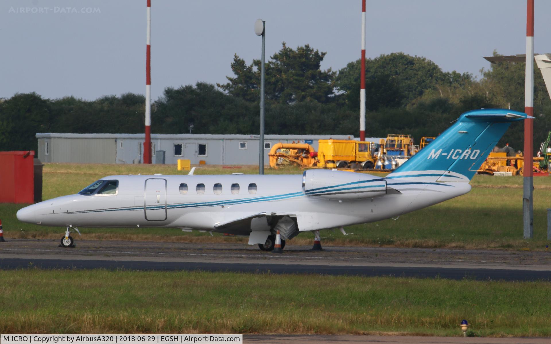 M-ICRO, 2017 Cessna 525C CitationJet CJ4 C/N 525C-0257, Parked on stand 7