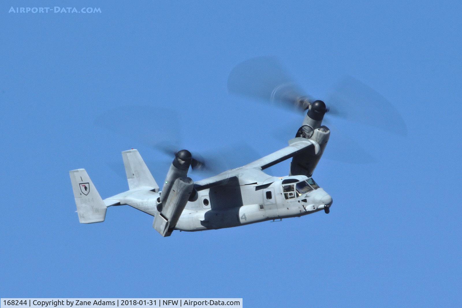 168244, Bell-Boeing MV-22B Osprey C/N D0194, Departing NAS Fort Worth
