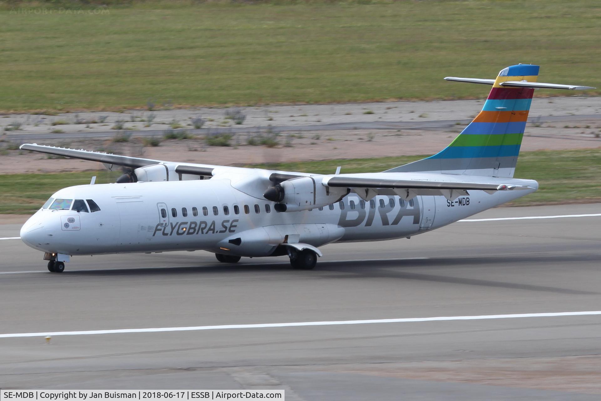 SE-MDB, 2008 ATR 72-212A C/N 822, Braathens Regional