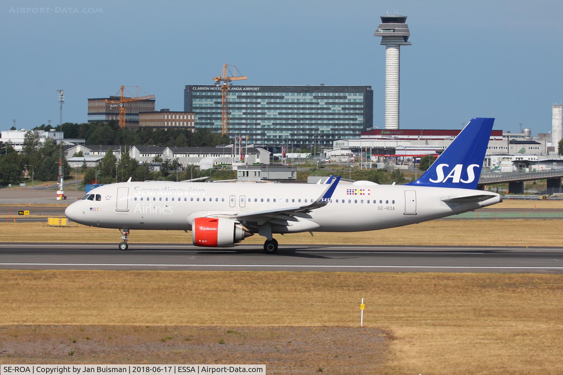 SE-ROA, 2017 Airbus A320-251N C/N 7602, SAS