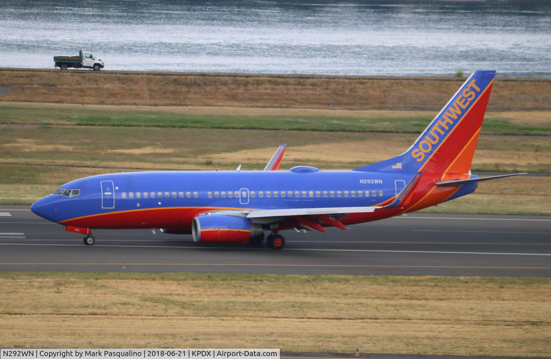 N292WN, 2007 Boeing 737-7H4 C/N 32538, Boeing 737-700