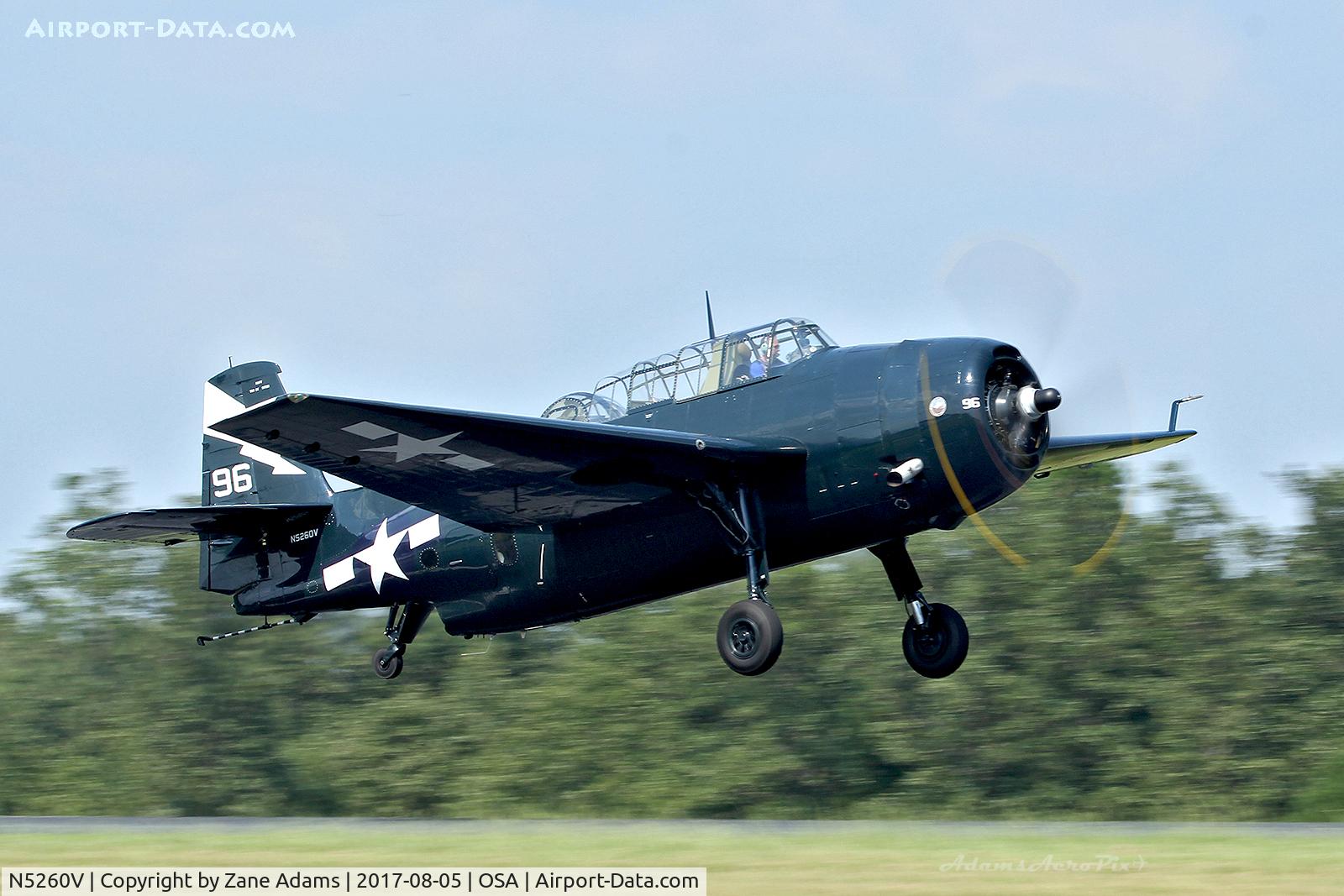 N5260V, 1945 Grumman TBM-3E Avenger C/N 4631 (Bu91726), Mid America Flight Museum