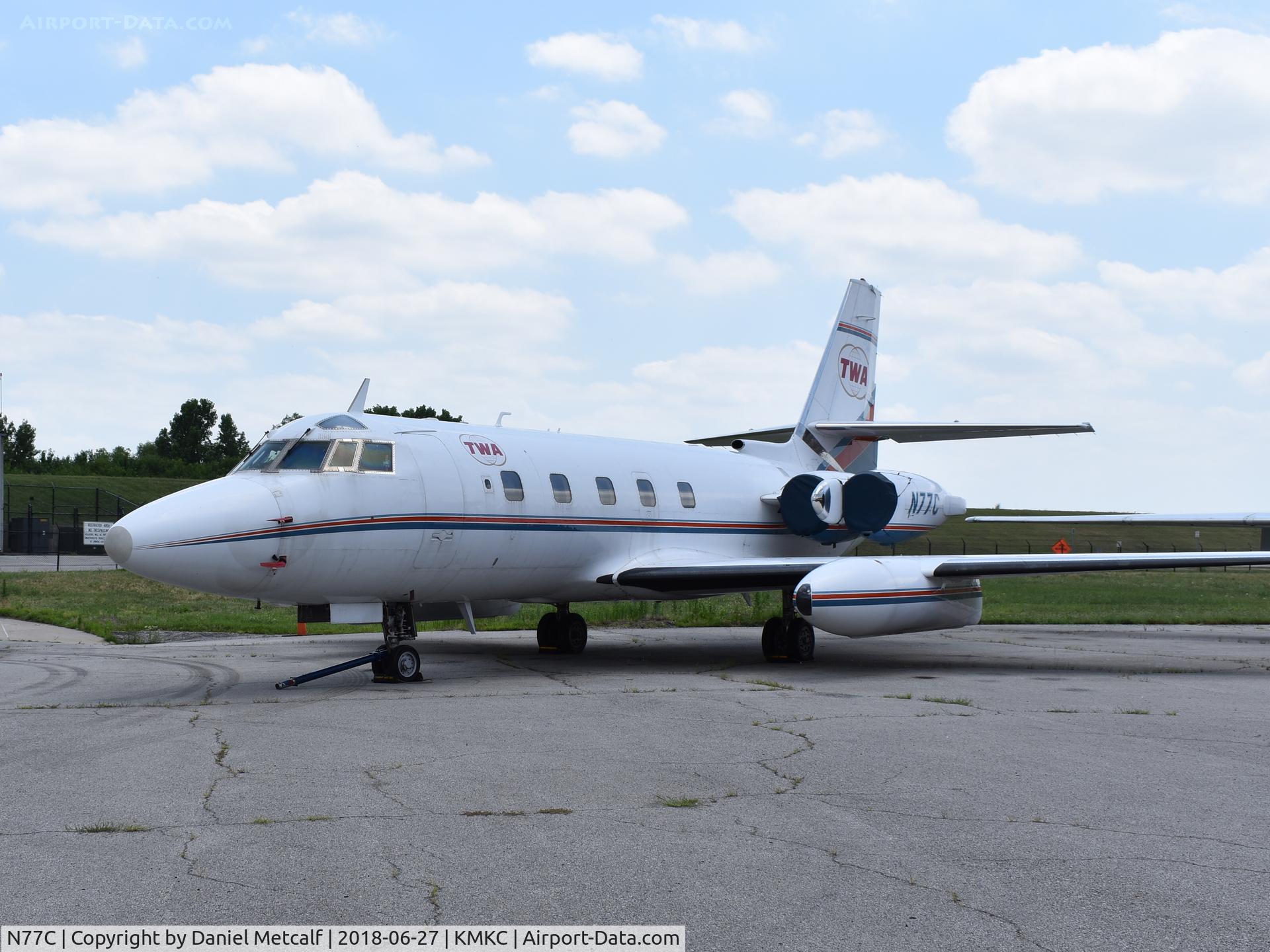 N77C, 1979 Lockheed L-1329-25 Jetstar II C/N 5232, Seen at the TWA Museum