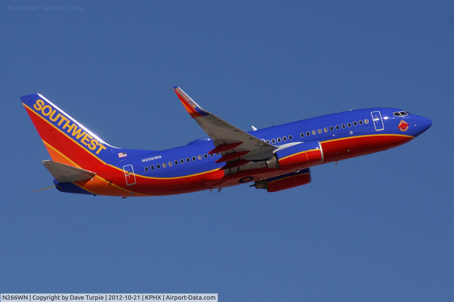 N266WN, 2007 Boeing 737-7H4 C/N 32523,  Colleen C. Barrett is currently President Emeritus of Southwest Airlines Co.