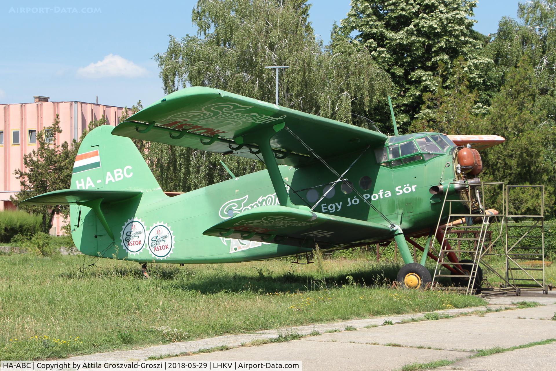 HA-ABC, 1989 PZL-Mielec An-2TD C/N 1G235-20, LHKV - Kaposujlak Airport, Hungary
