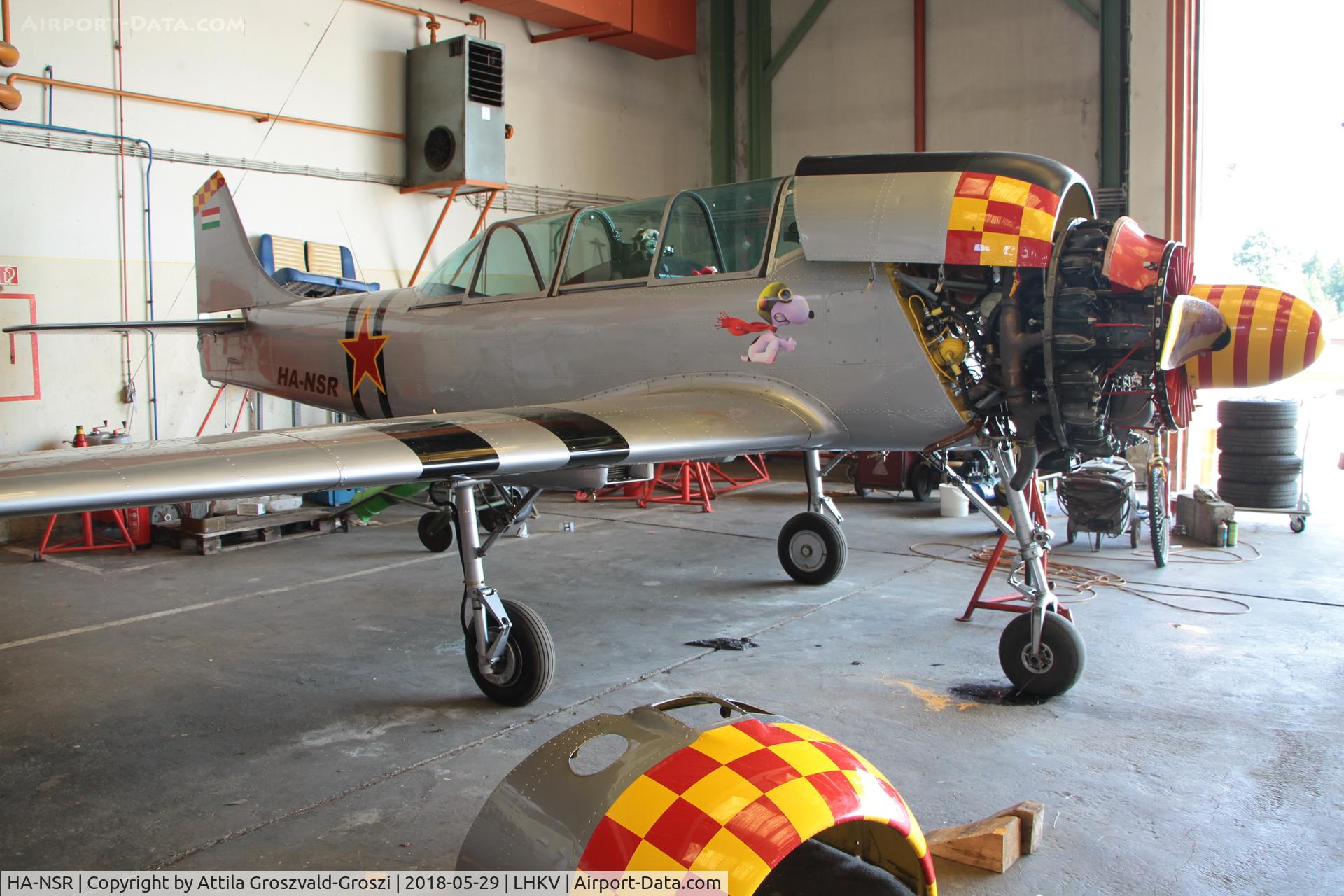 HA-NSR, 1982 Yakovlev Yak- 52 C/N 822106, LHKV - Kaposújlak Airport, Hungary