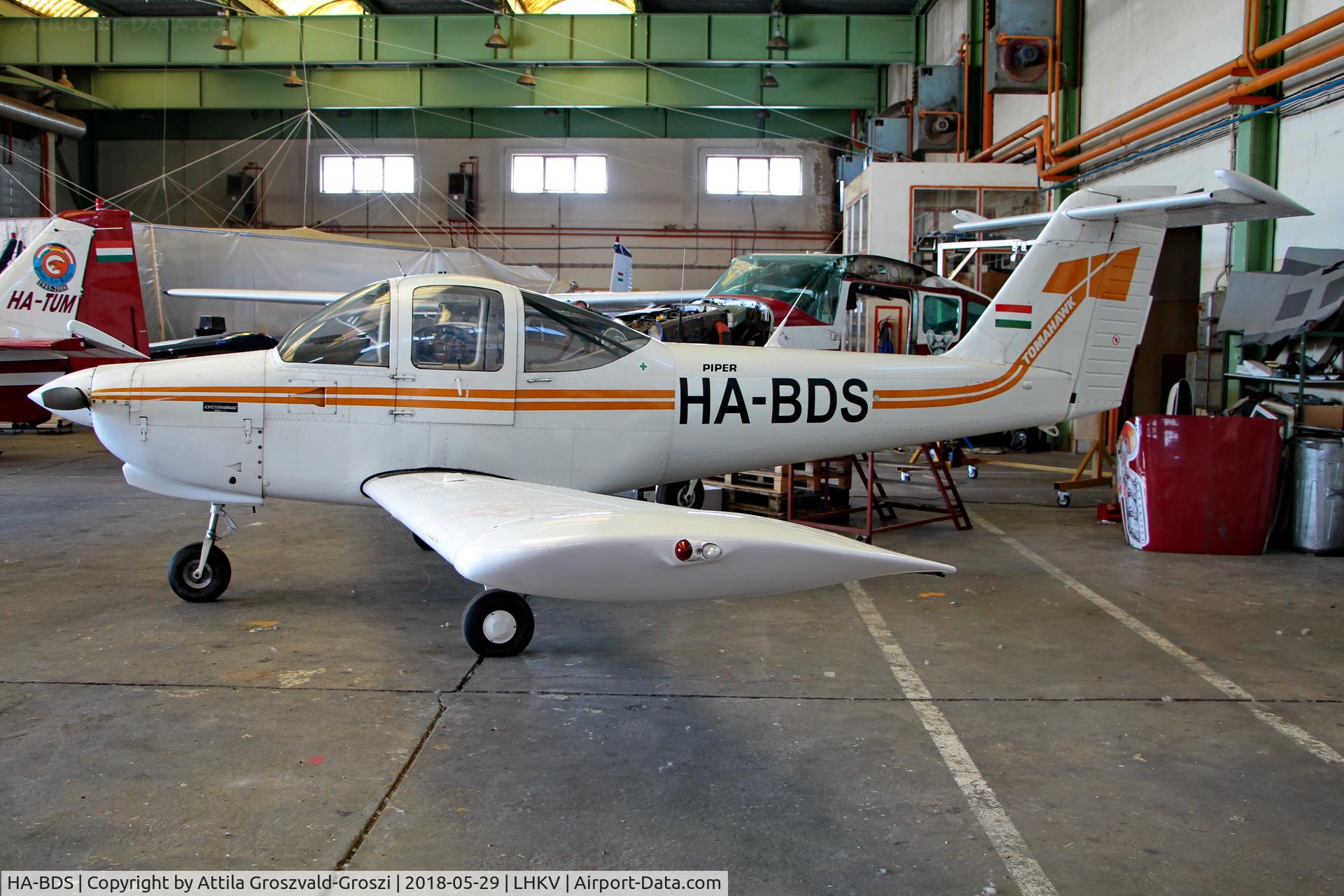 HA-BDS, Piper PA-38-112 Tomahawk Tomahawk C/N 38-78A0176, LHKV - Kaposújlak Airport, Hungary