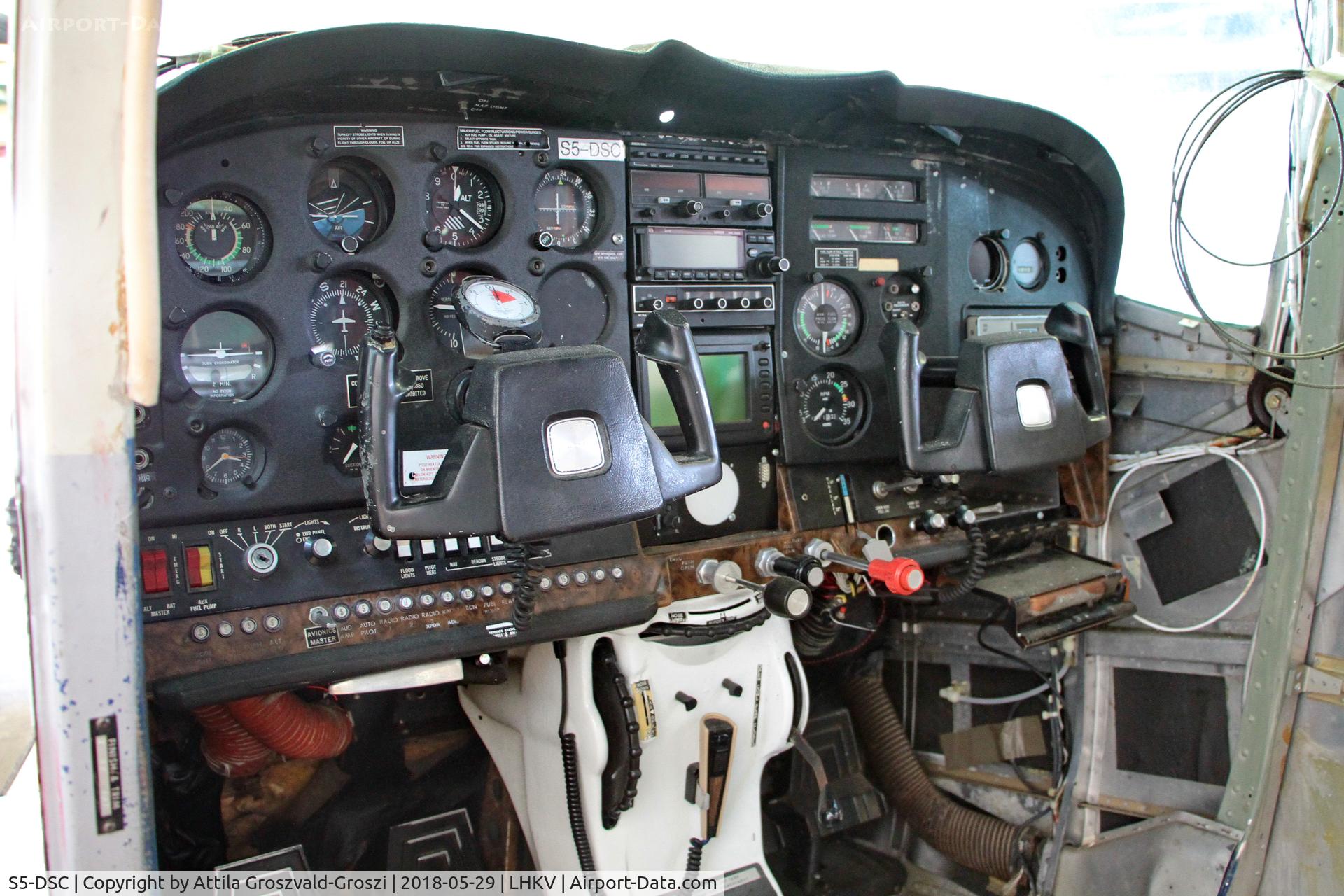 S5-DSC, 1976 Cessna U206F Stationair C/N U20603271, LHKV - Kaposújlak Airport, Hungary