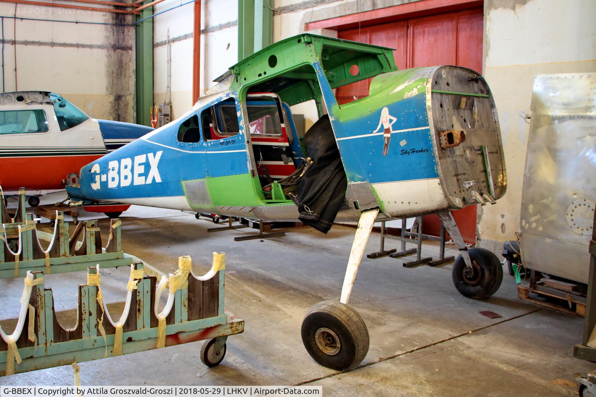 G-BBEX, 1962 Cessna 185A Skywagon C/N 185-0491, LHKV - Kaposújlak Airport, Hungary