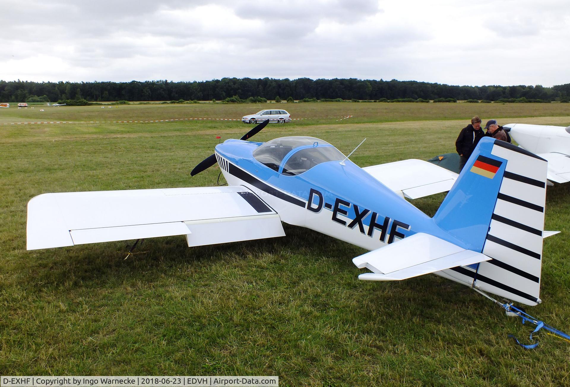 D-EXHF, Vans RV-7 C/N Not found D-EXHF, Vans RV-7 at the 2018 OUV-Meeting at Hodenhagen airfield