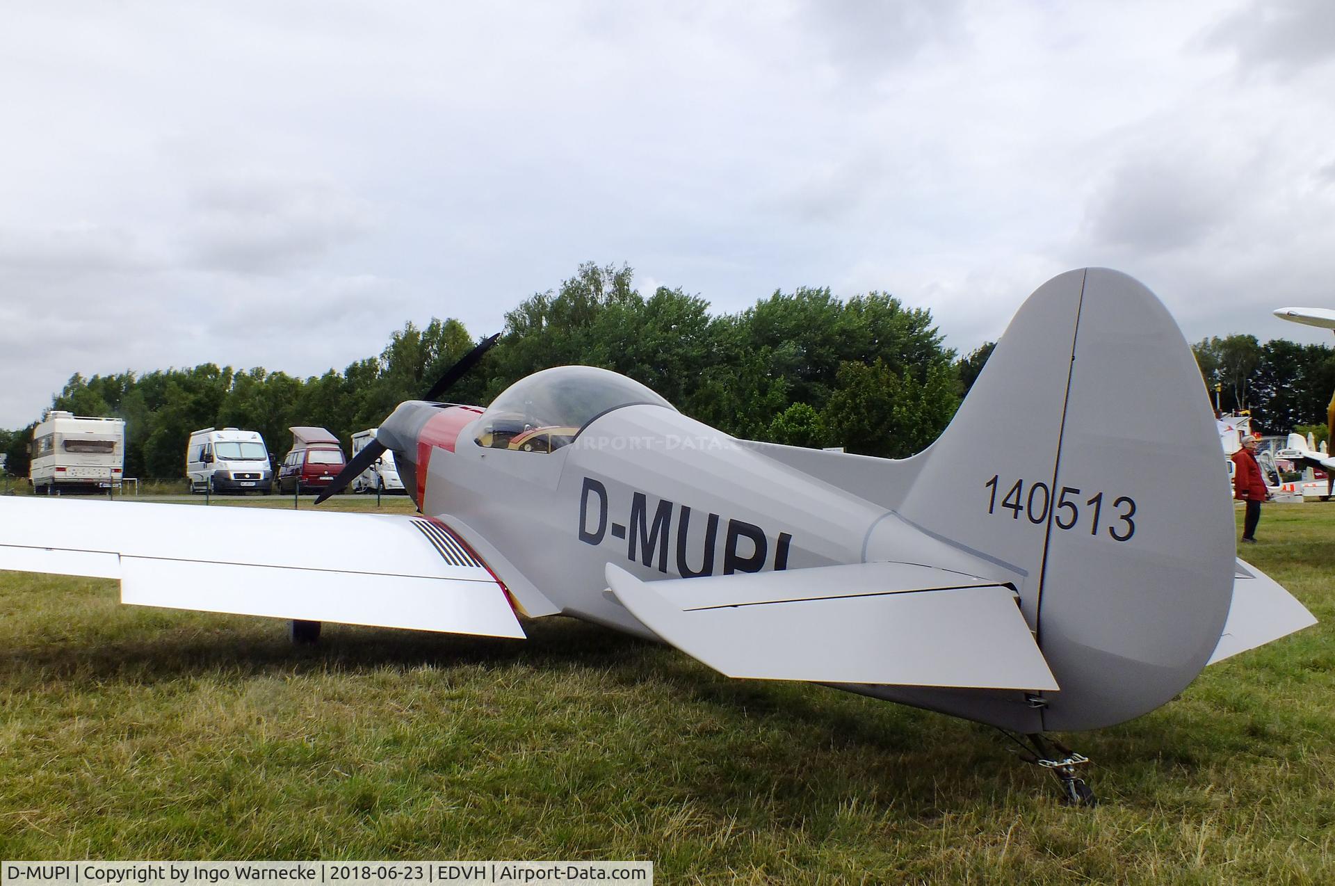 D-MUPI, 2016 Peter Rong Toruk C/N 01, Peter Rong Toruk (based on Asso IV Whisky) at the 2018 OUV-Meeting at Hodenhagen airfield