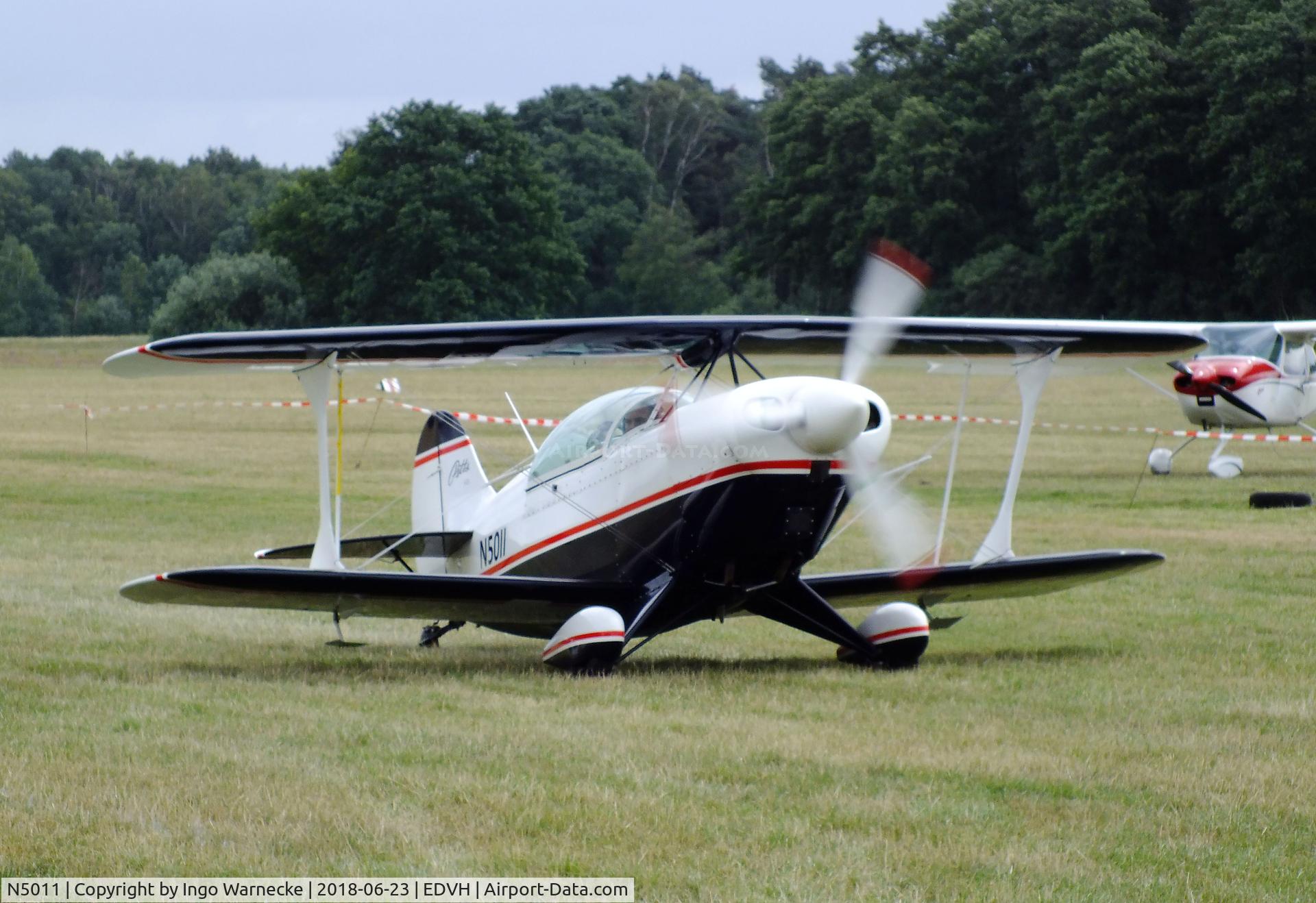 N5011, Aerotek Pitts S-2A2 Special C/N 2188, Aerotec Pitts S-2A Special at the 2018 OUV-Meeting at Hodenhagen airfield