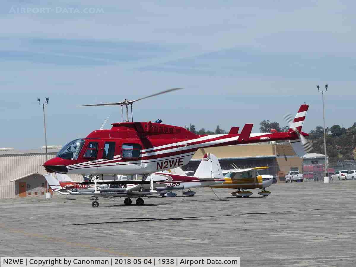 N2WE, 1993 Bell 206L-4 LongRanger IV LongRanger C/N 52027, Landing