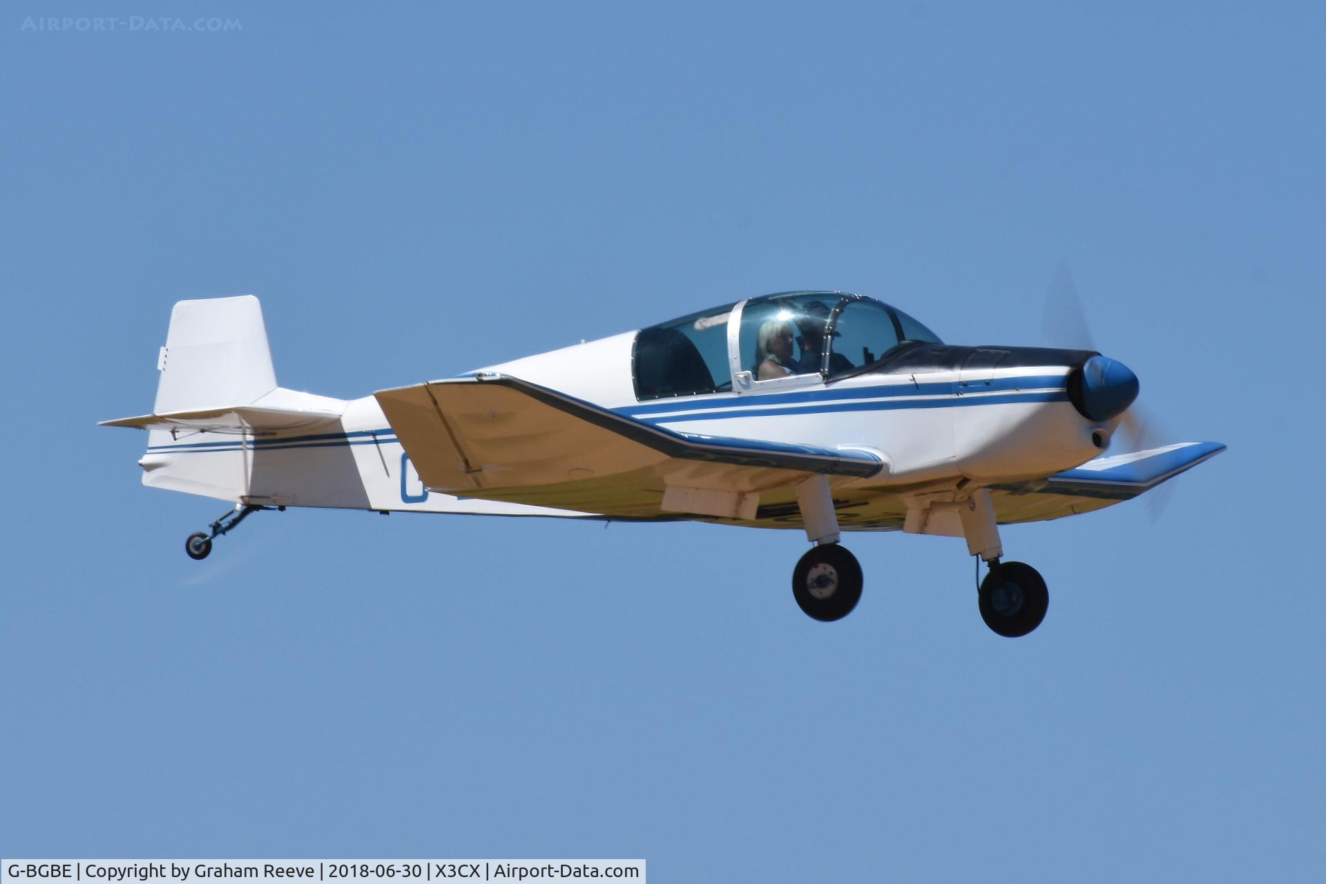 G-BGBE, 1961 SAN Jodel DR-1050 Ambassadeur C/N 260, Landing at Northrepps.
