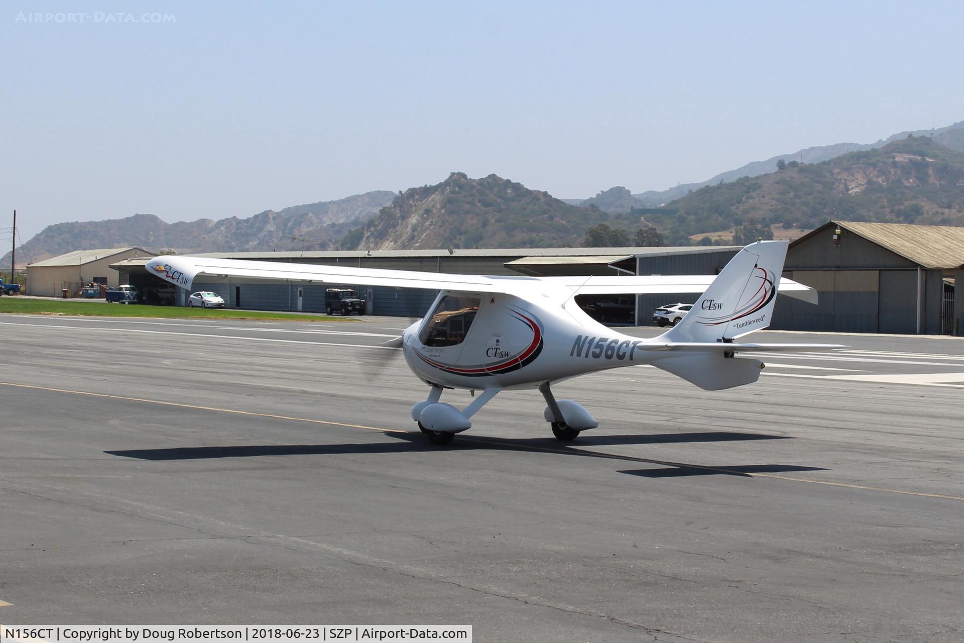 N156CT, 2007 Flight Design CTSW C/N 07-04-11, 2007 Flight Design GMBH CTSW S-LSA, Rotax 912ULS 100 Hp, BRS parachute recovery system standard, taxi to Rwy 22