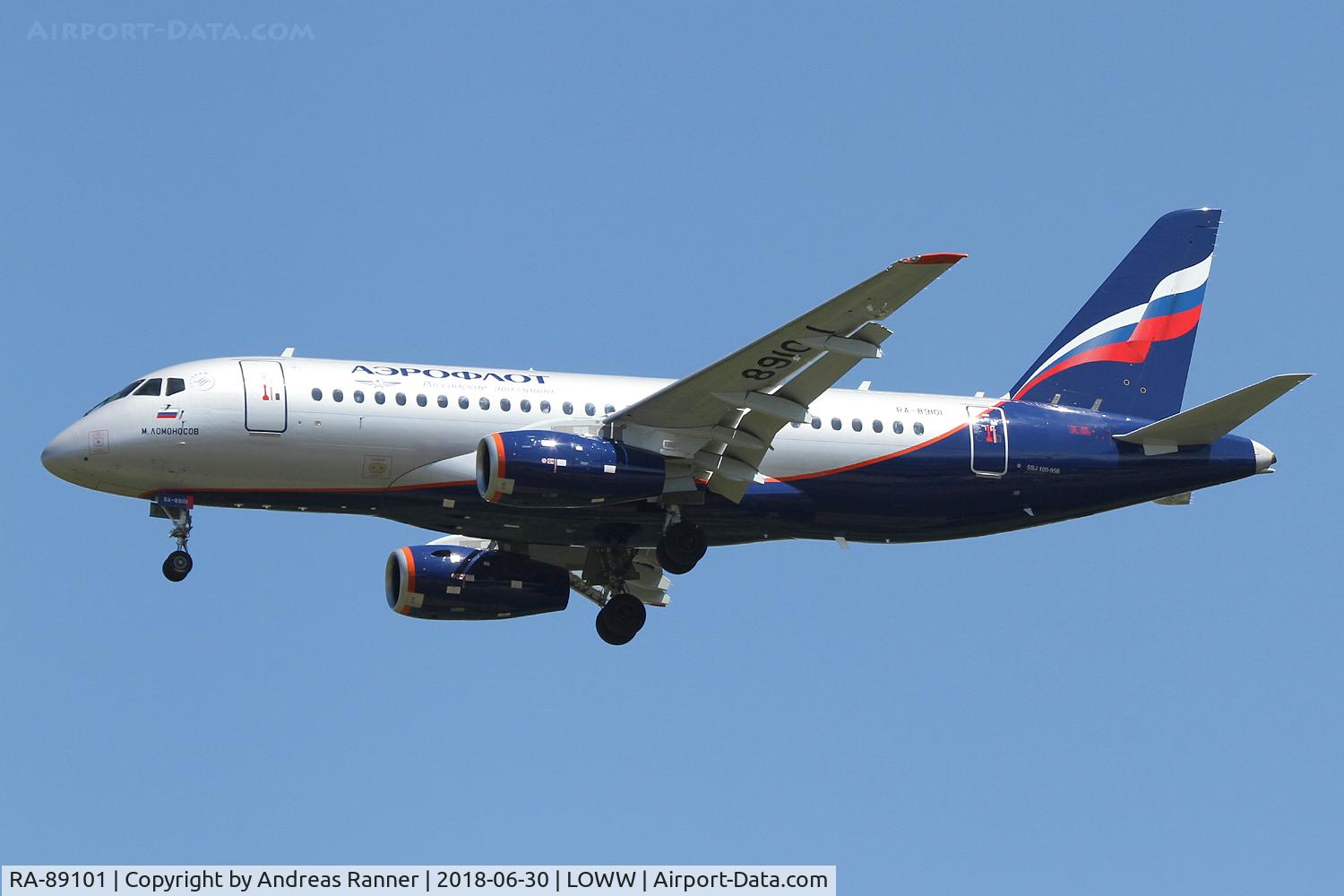 RA-89101, 2017 Sukhoi SuperJet 100-95B C/N 95139, Aeroflot SSJ100