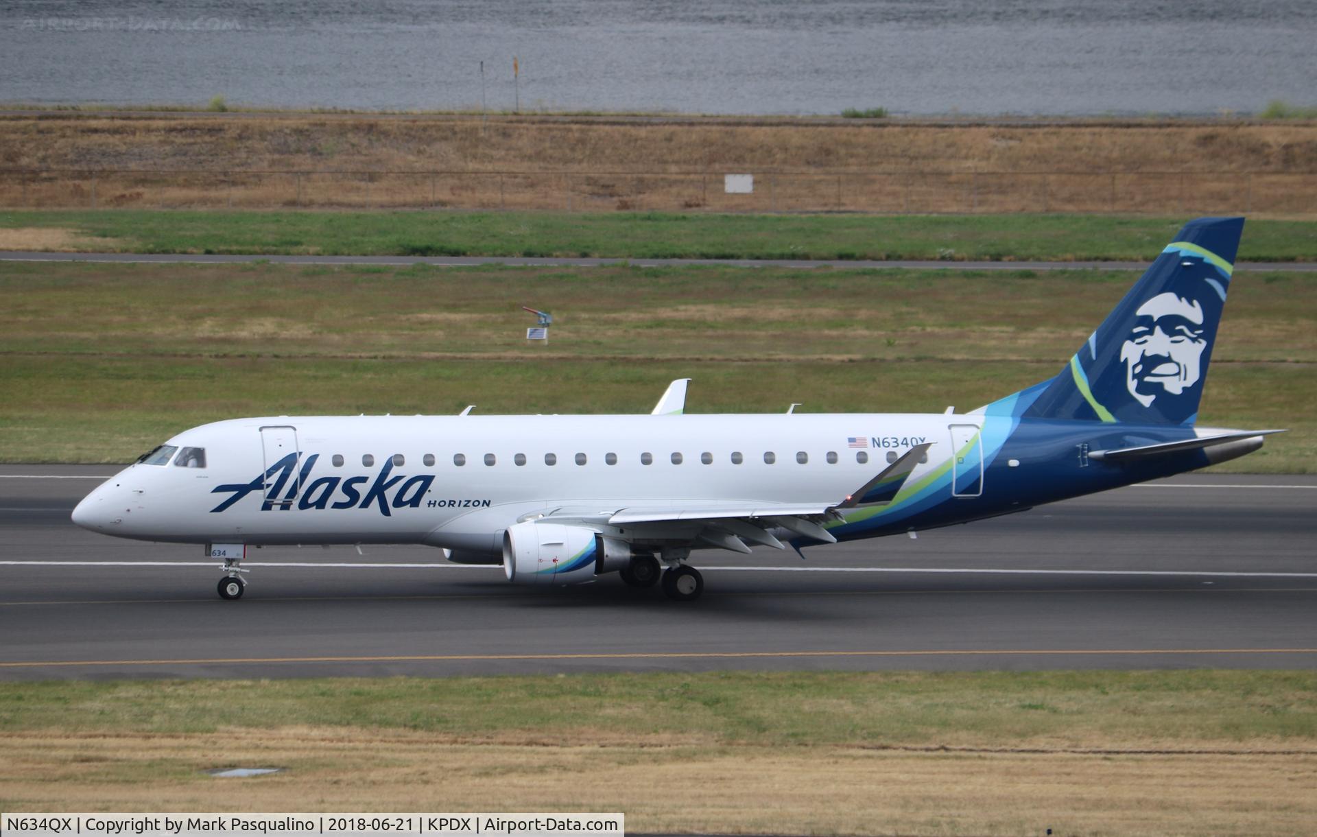 N634QX, 2018 Embraer 175LR (ERJ-170-200LR) C/N 17000726, ERJ 170-200 LR