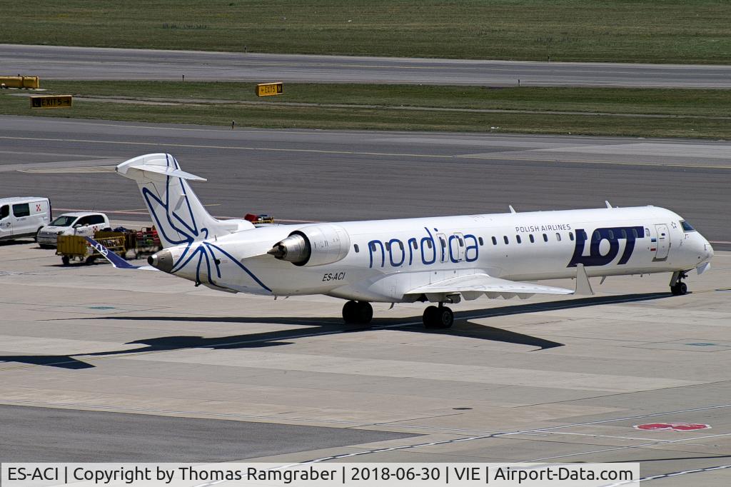 ES-ACI, 2006 Bombardier CRJ-900 (CL-600-2D24) C/N 15074, Nordica (LOT Polish Airlines) Canadair Regionaljet 900