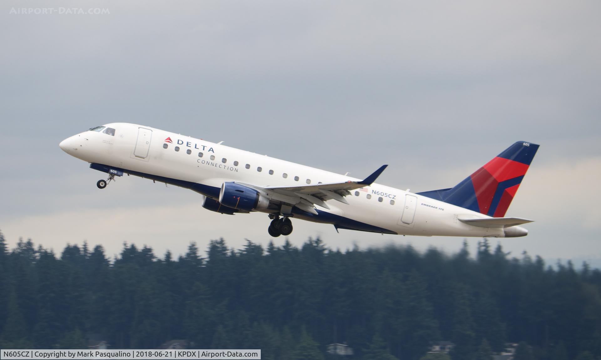 N605CZ, 2007 Embraer 175LR (ERJ-170-200LR) C/N 17000186, ERJ 170-200 LR