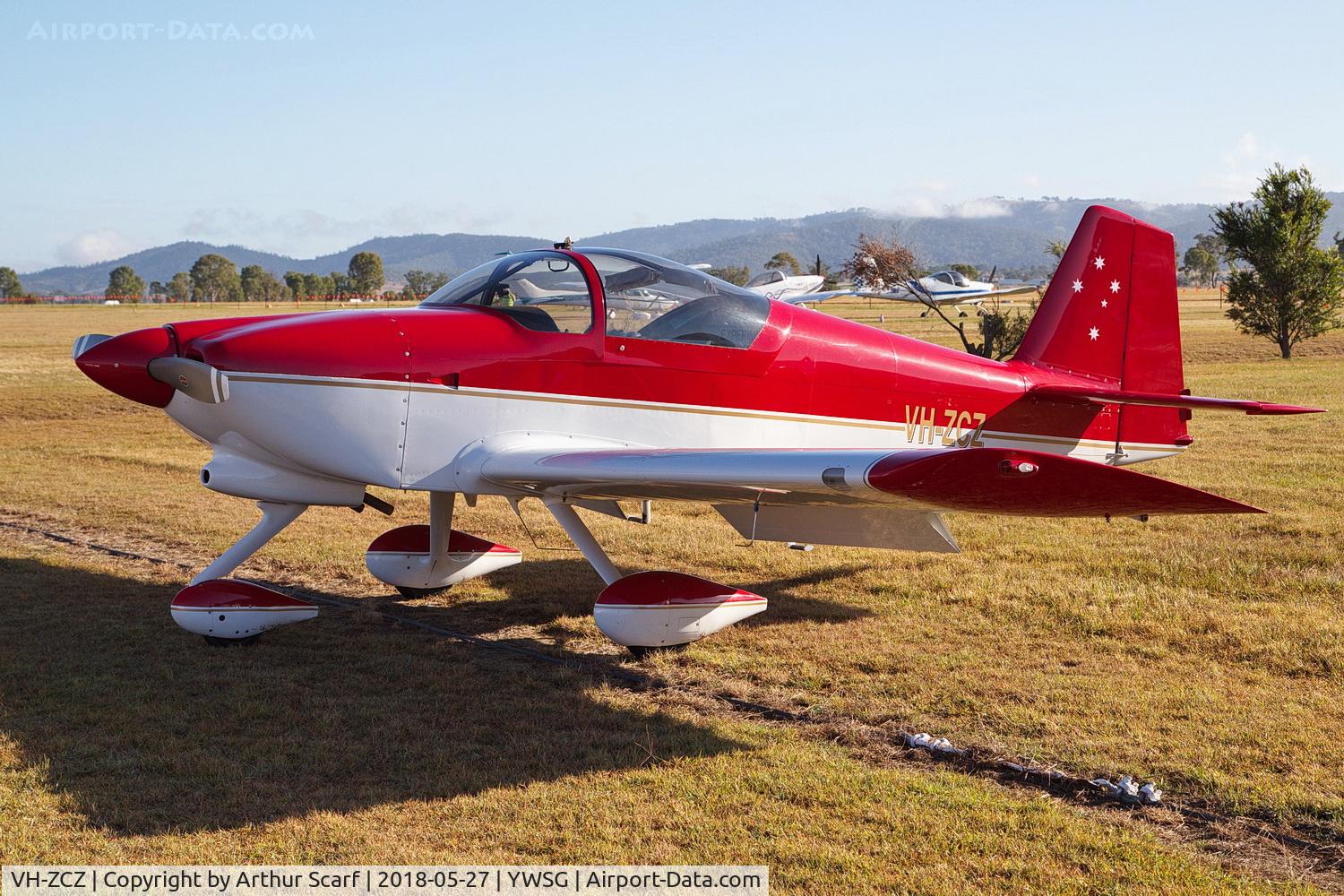 VH-ZCZ, 2009 Vans RV-6A C/N 24825, Red Thunder - Watts Bridge 2018