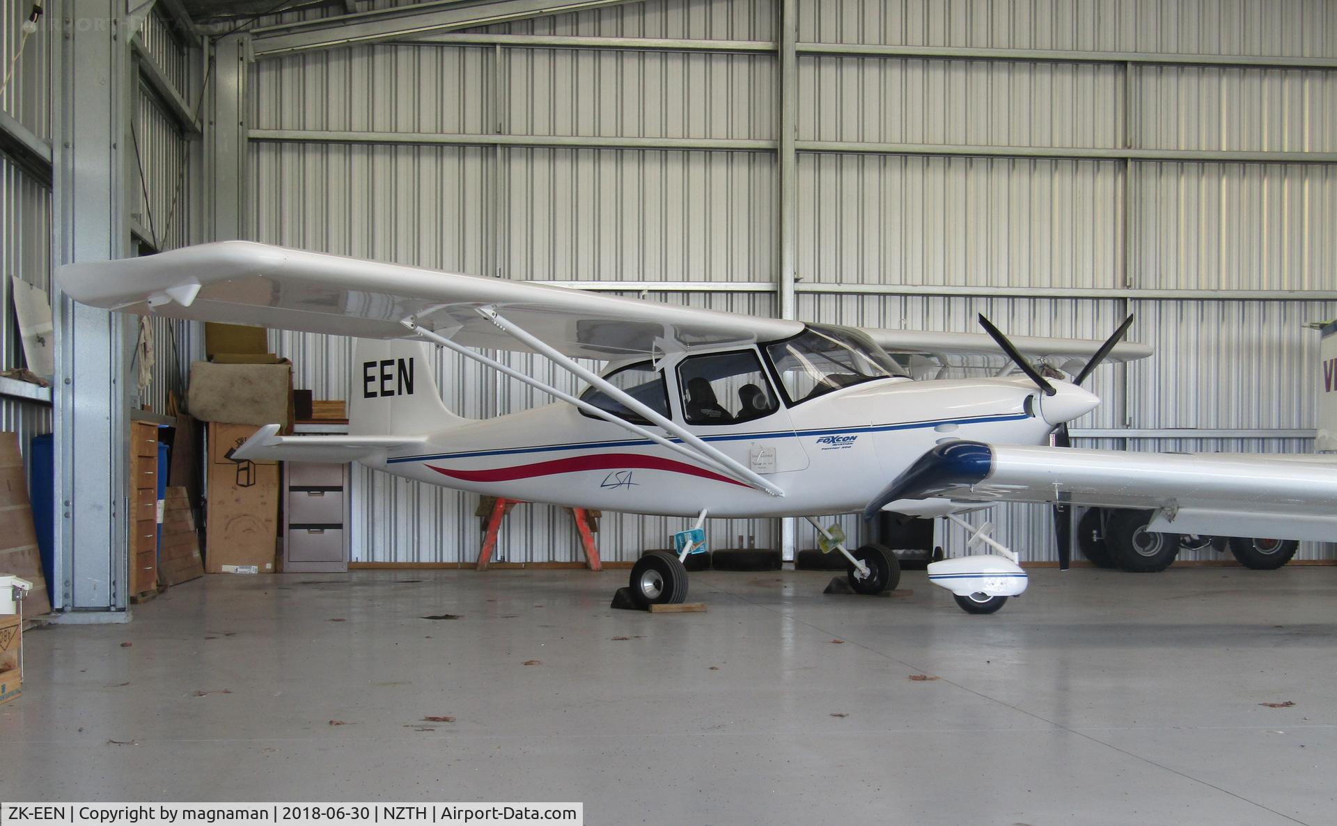 ZK-EEN, Foxcon Aviation Terrier 200 C/N 010501, In flying club hangar at Thames