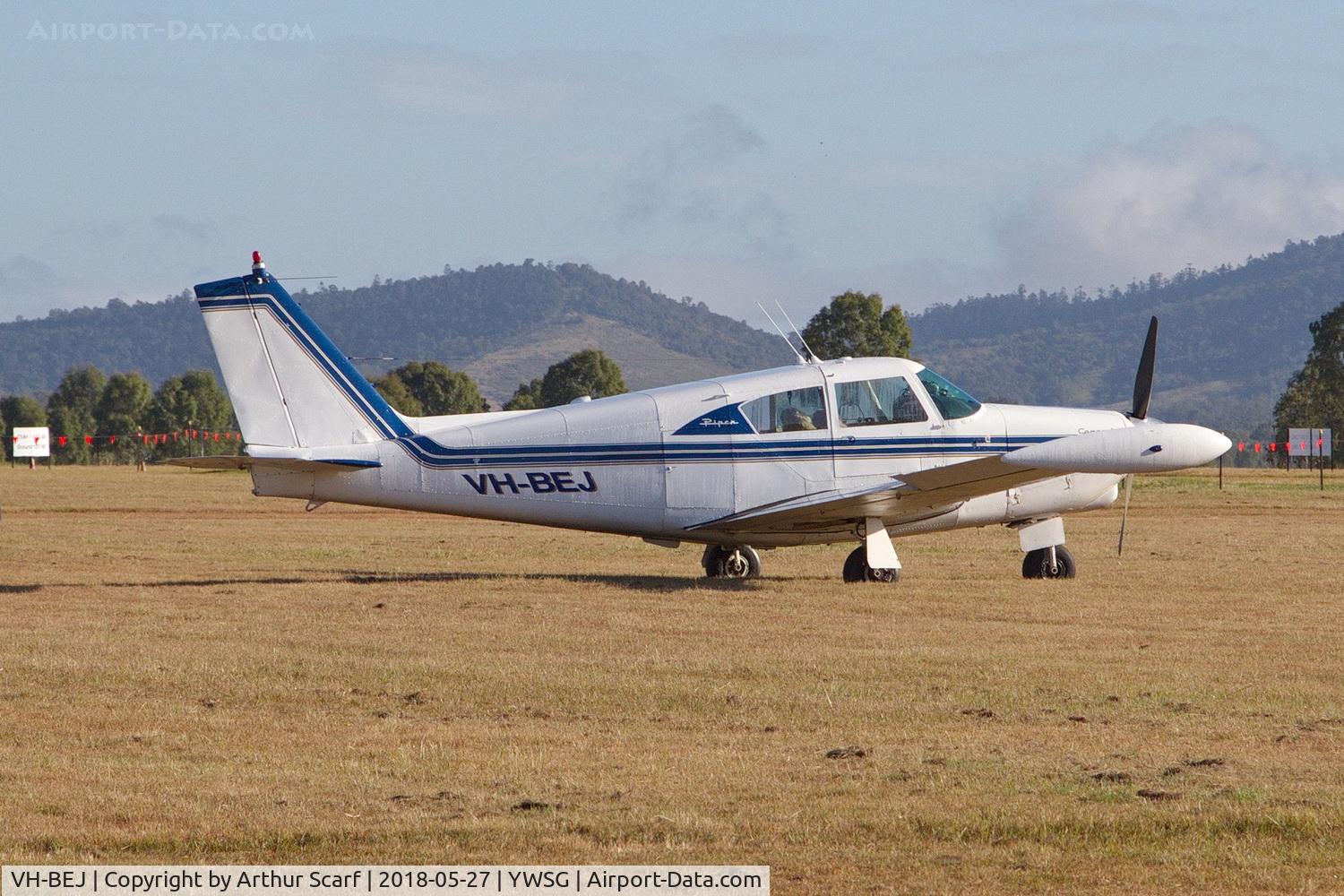 VH-BEJ, 1961 Piper PA-24-250 Comanche C/N 24-2729, Red Thunder - Watts Bridge 2018