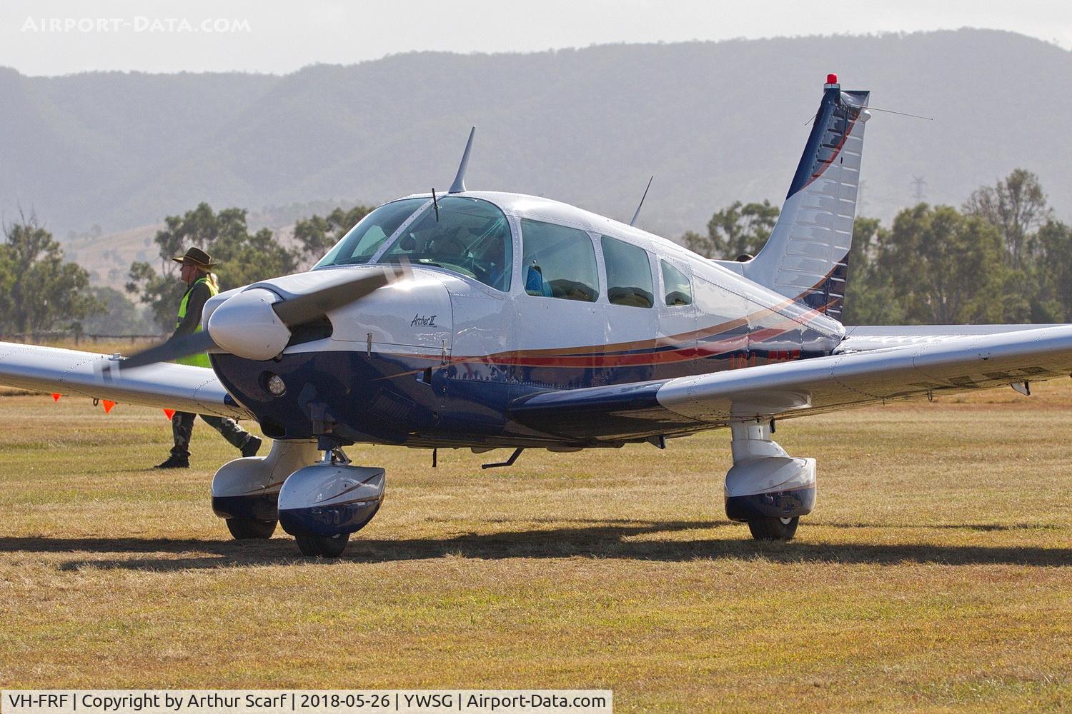 VH-FRF, 1978 Piper PA-28-181 C/N 28-7890348, Red Thunder - Watts Bridge 2018