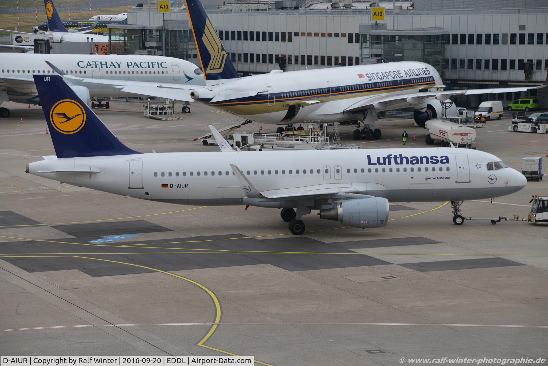 D-AIUR, 2015 Airbus A320-214 C/N 6985, Airbus A320-214(W) - LH DLH Lufthansa - 6985 - D-AIUR - 20.09.2016 - DUS