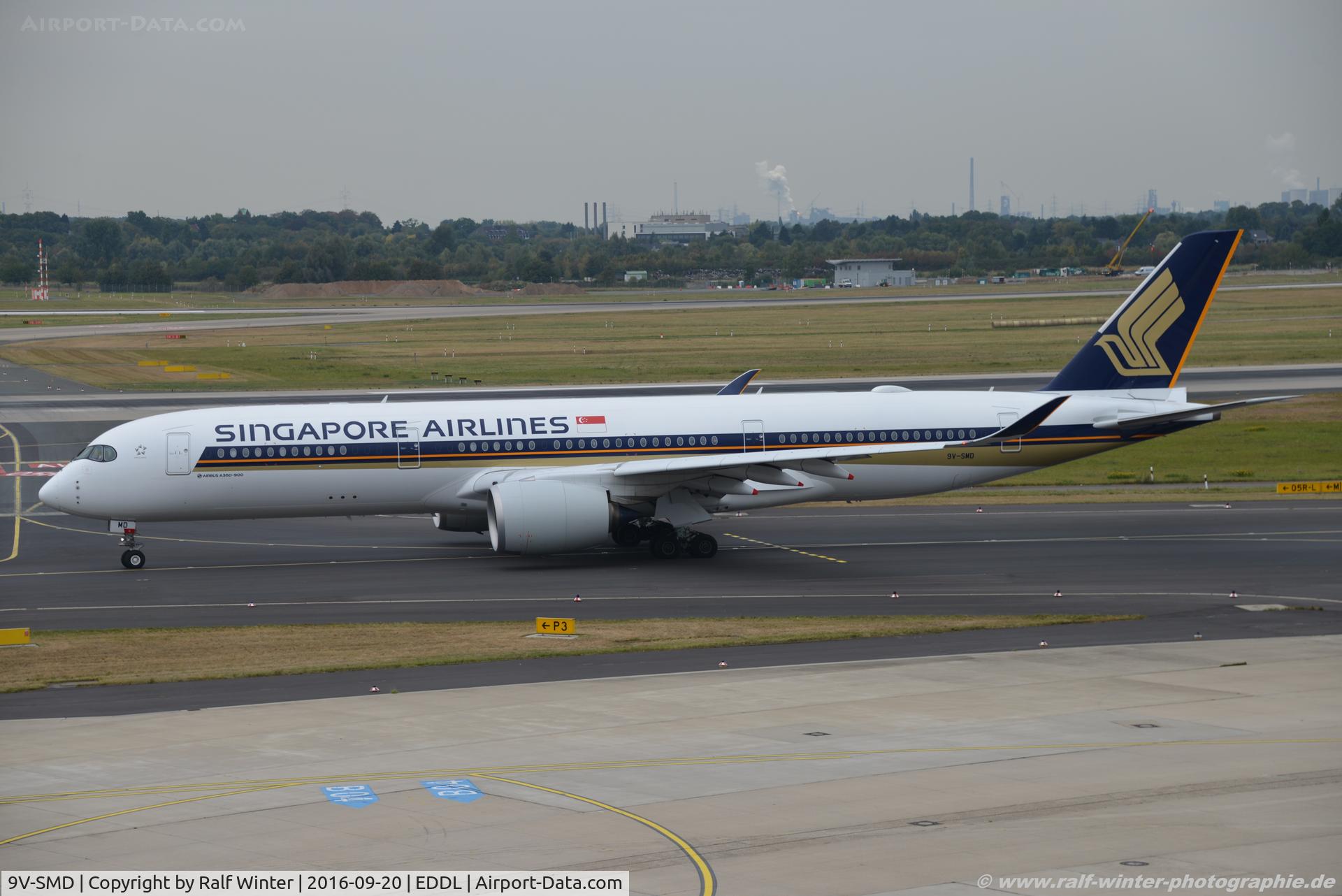9V-SMD, 2016 Airbus A350-941 C/N 037, Airbus A350-941 - SQ SIA Singapore Airlines - 37 - 9V-SMD - 20.09.2016 - DUS