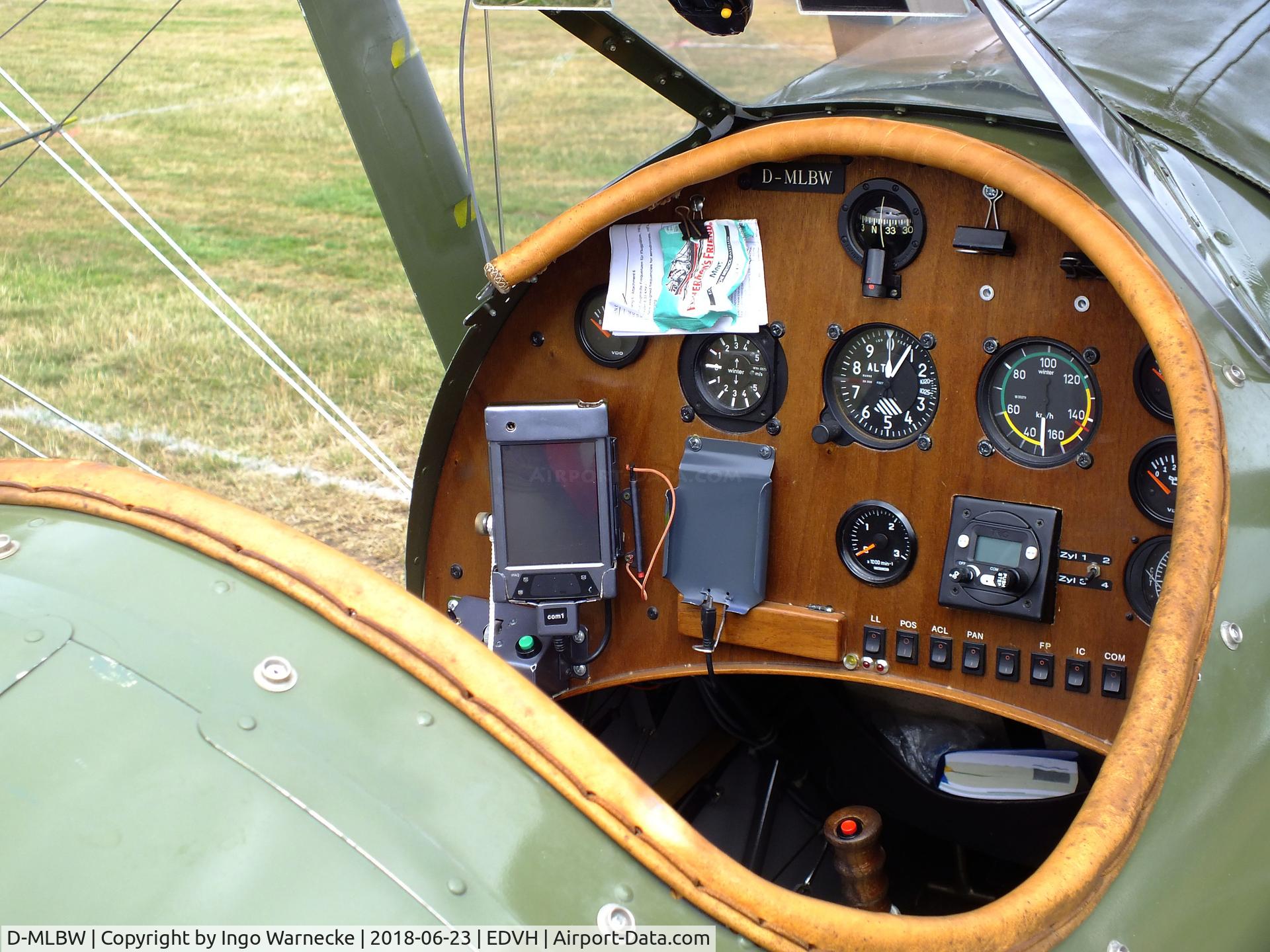D-MLBW, Platzer Kiebitz B C/N 280, Platzer Kiebitz B at the 2018 OUV-Meeting at Hodenhagen airfield #c