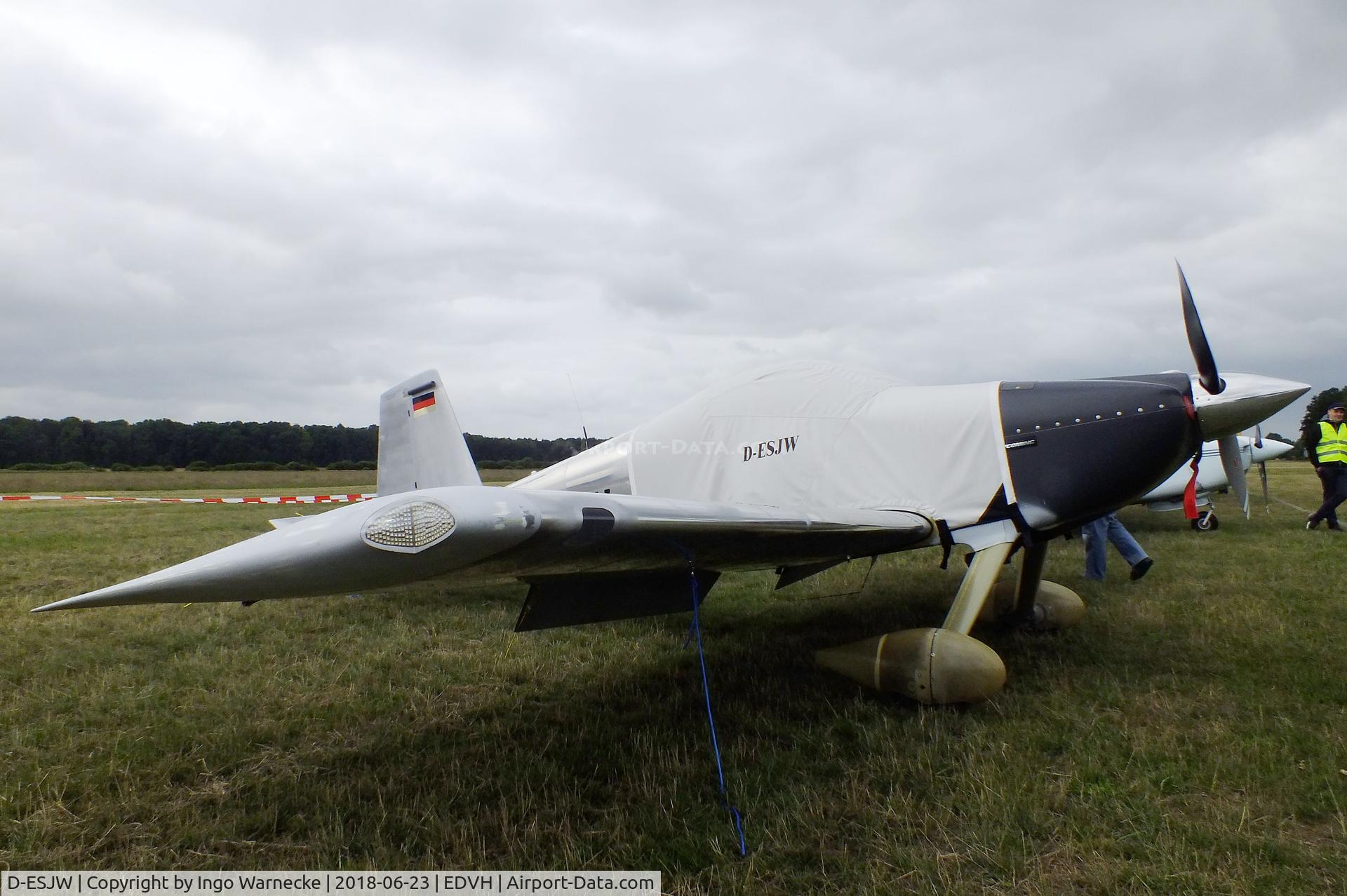 D-ESJW, 2008 Vans RV-7 C/N 72080, Vans RV-7 at the 2018 OUV-Meeting at Hodenhagen airfield