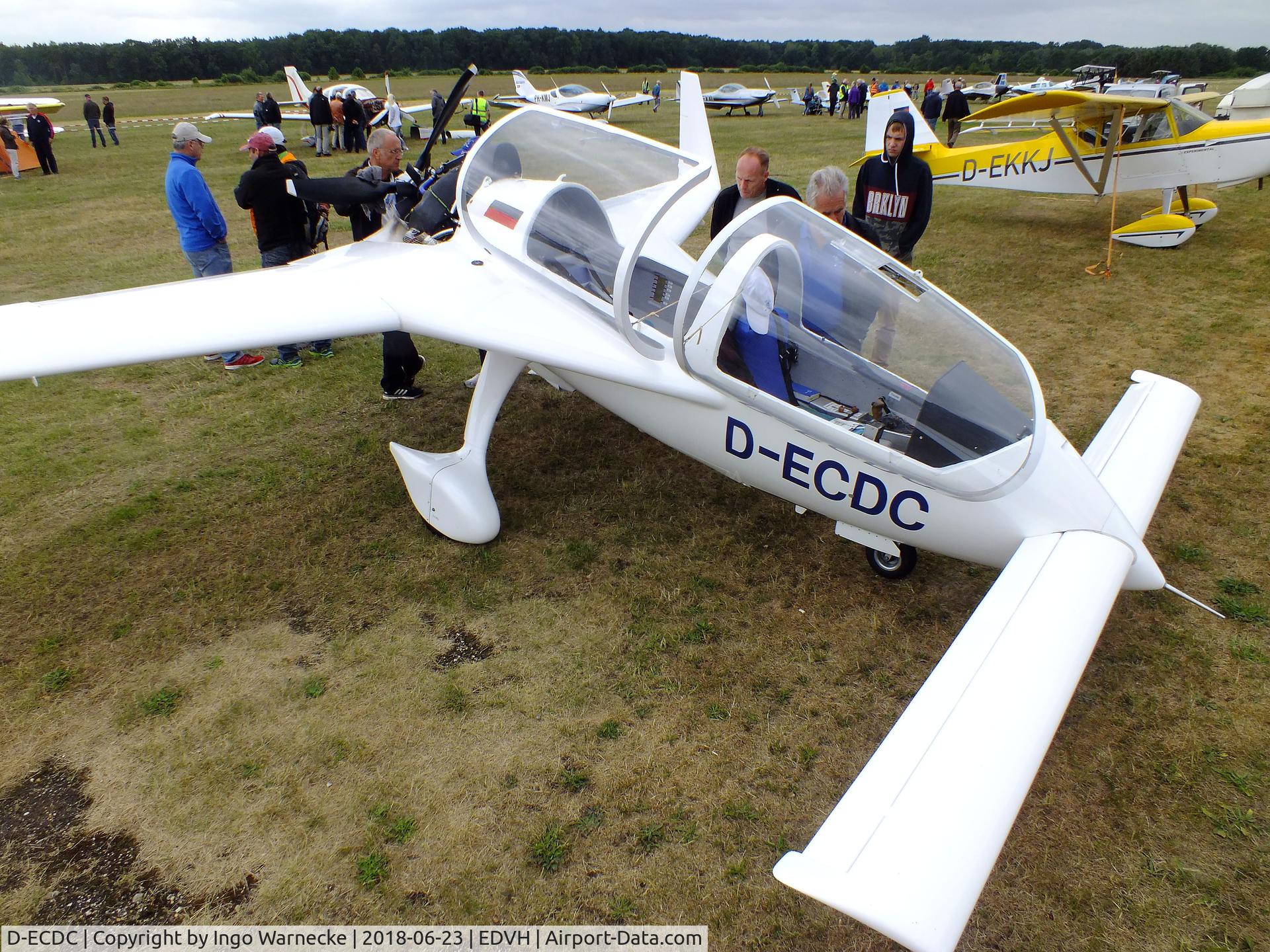 D-ECDC, Claren KI-1 Ente (Duck) C/N 001, Claren Kl-1 Ente at the 2018 OUV-Meeting at Hodenhagen airfield