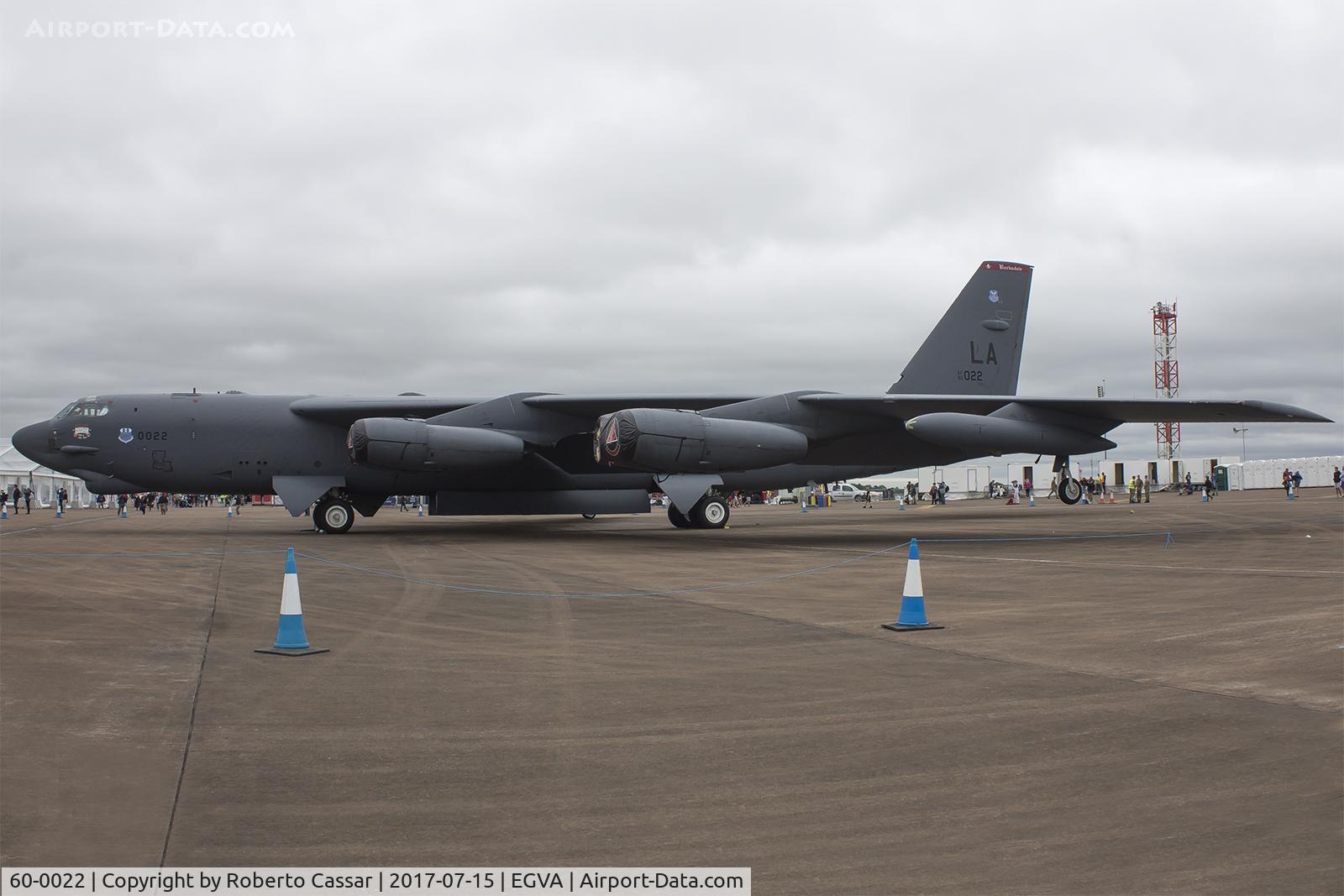 60-0022, 1960 Boeing B-52H Stratofortress C/N 464387, RIAT 2017