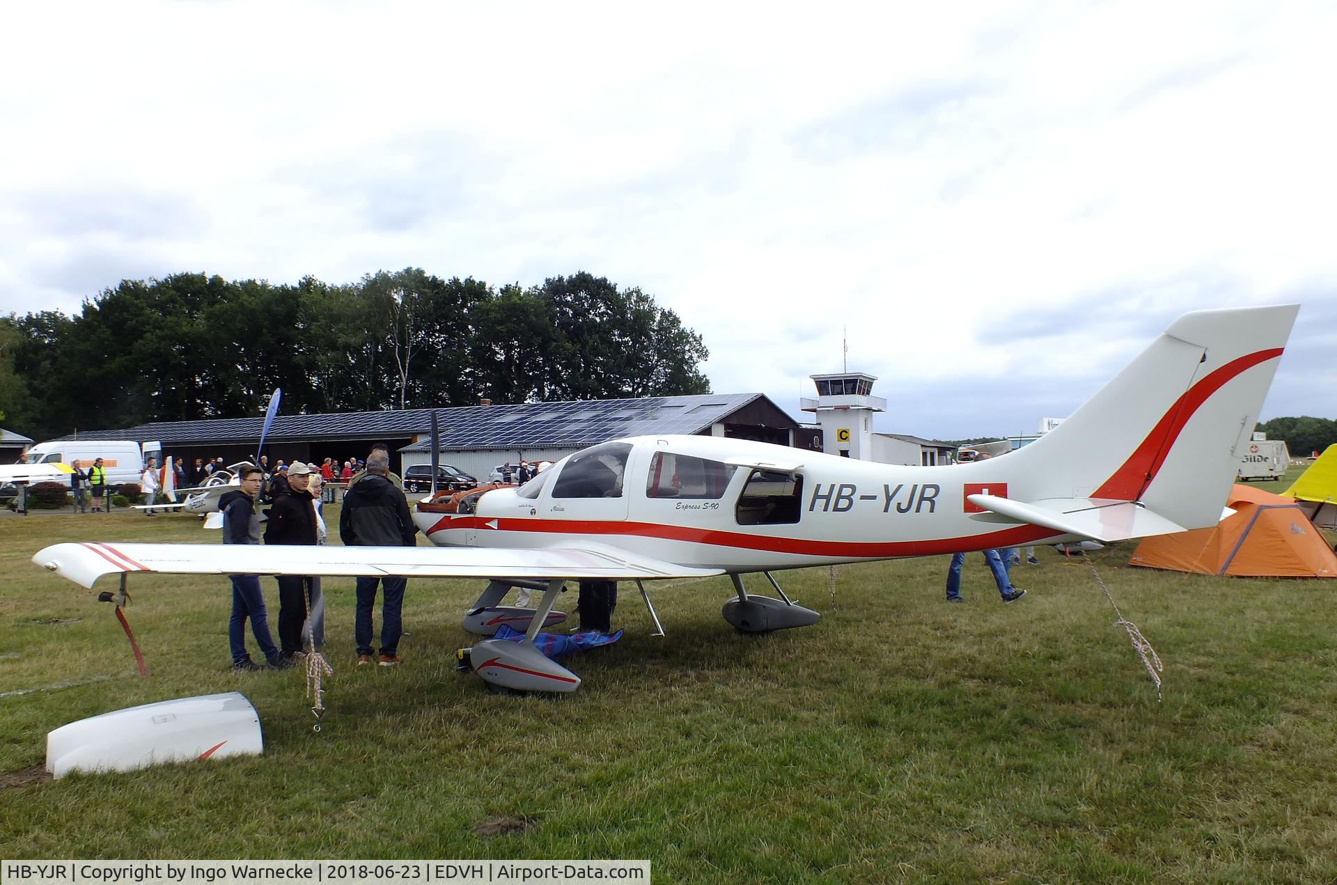 HB-YJR, 2006 Wheeler Express S-90 C/N 2501, Express Series 90 (Wheeler Express S90) at the 2018 OUV-Meeting at Hodenhagen airfield