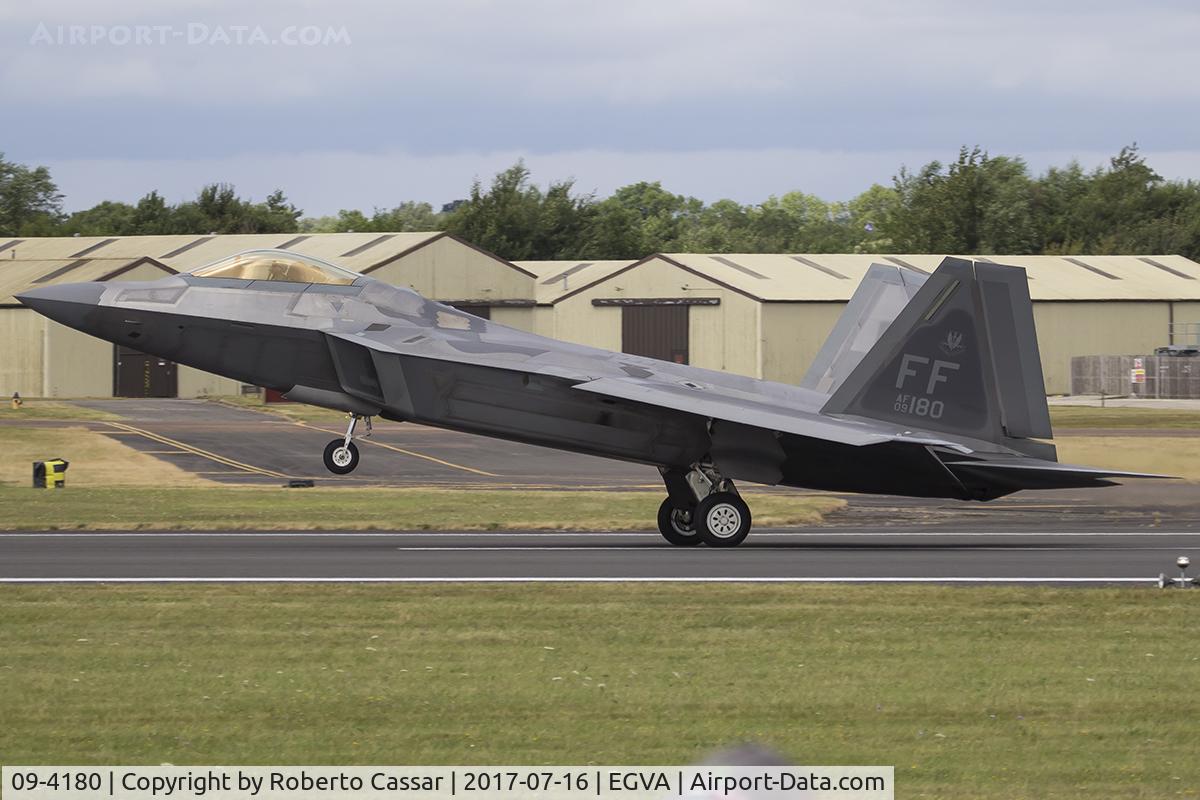 09-4180, Lockheed Martin F-22A Raptor C/N 4180, RIAT 2017